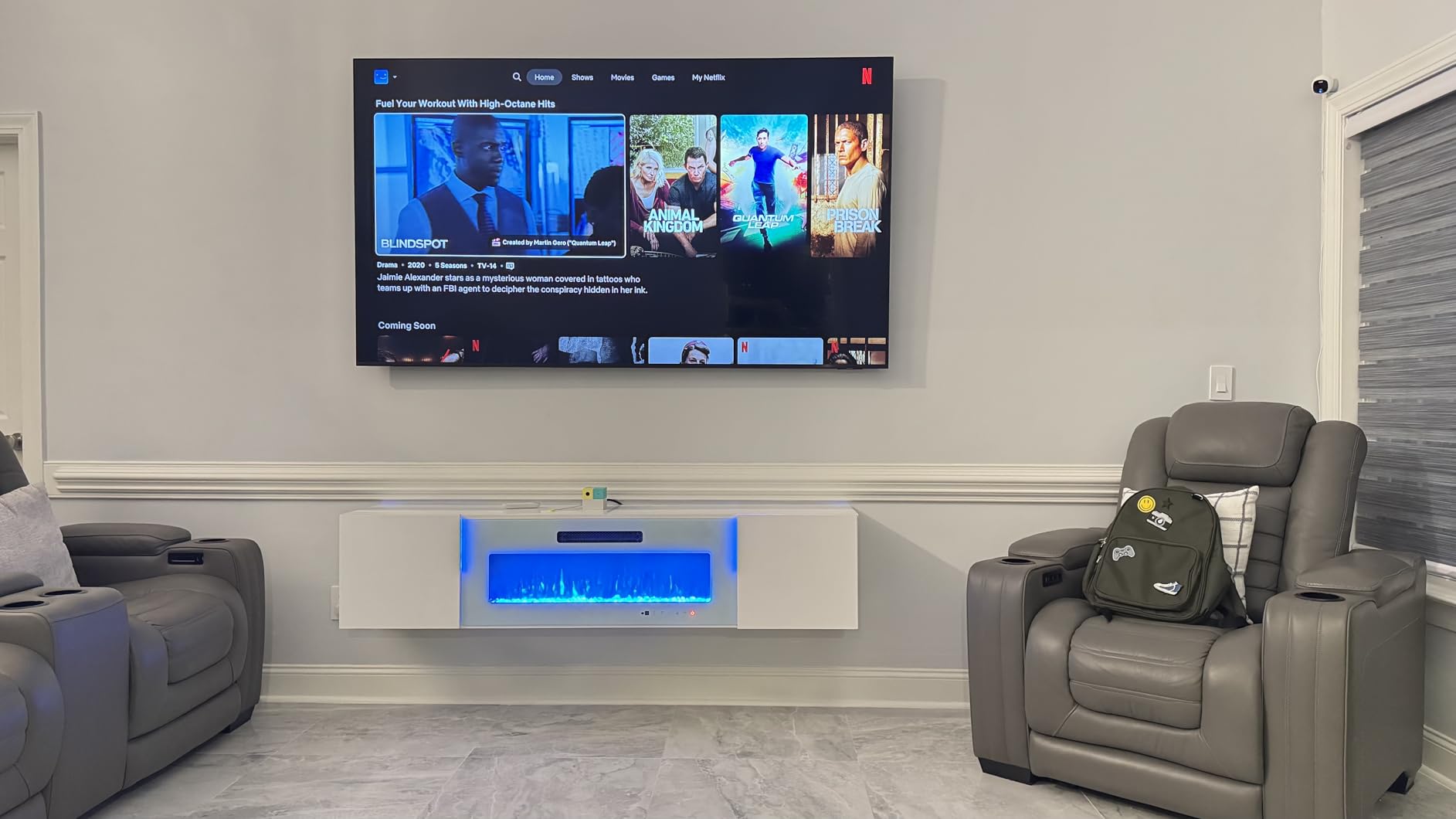 AMERLIFE Floating TV Stand with 36