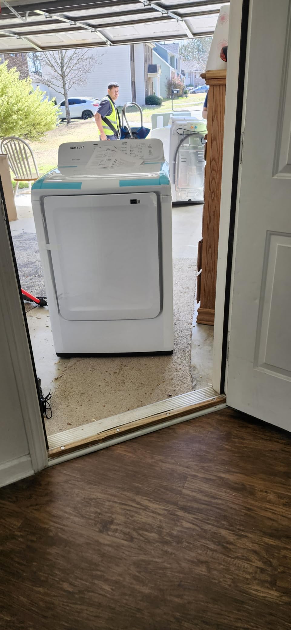 Samsung WA40A3005WPR White Top Load HE Washer/Dryer Pair - Customer Photo 1