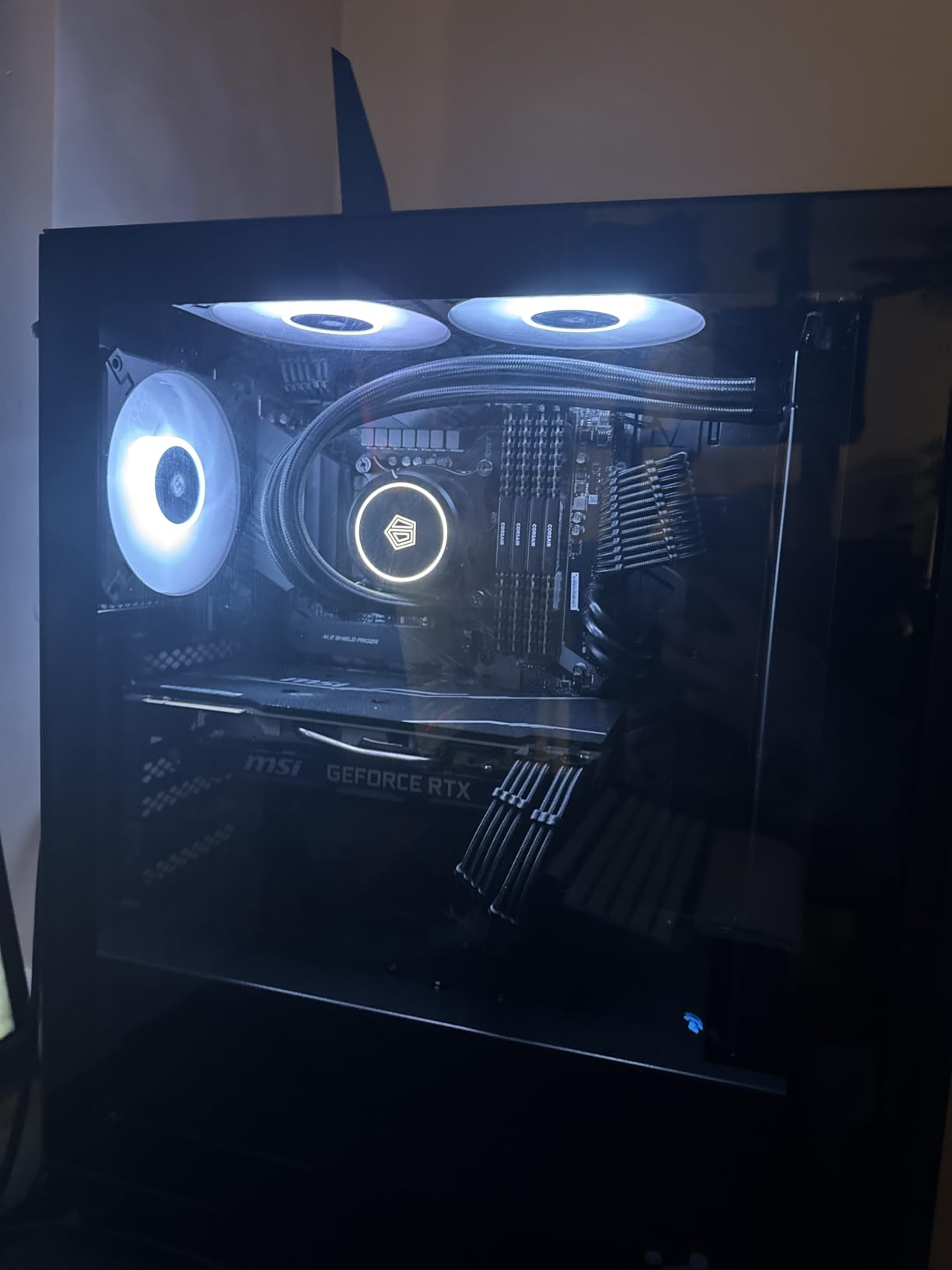 ID-COOLING FROSTFLOW X 240 CPU Water Cooler AIO Cooler 240mm CPU Liquid Cooler White LED 2x120mm PWM Fans, Intel 1700/1200/115X, AMD AM5/AM4 - Customer Photo 1