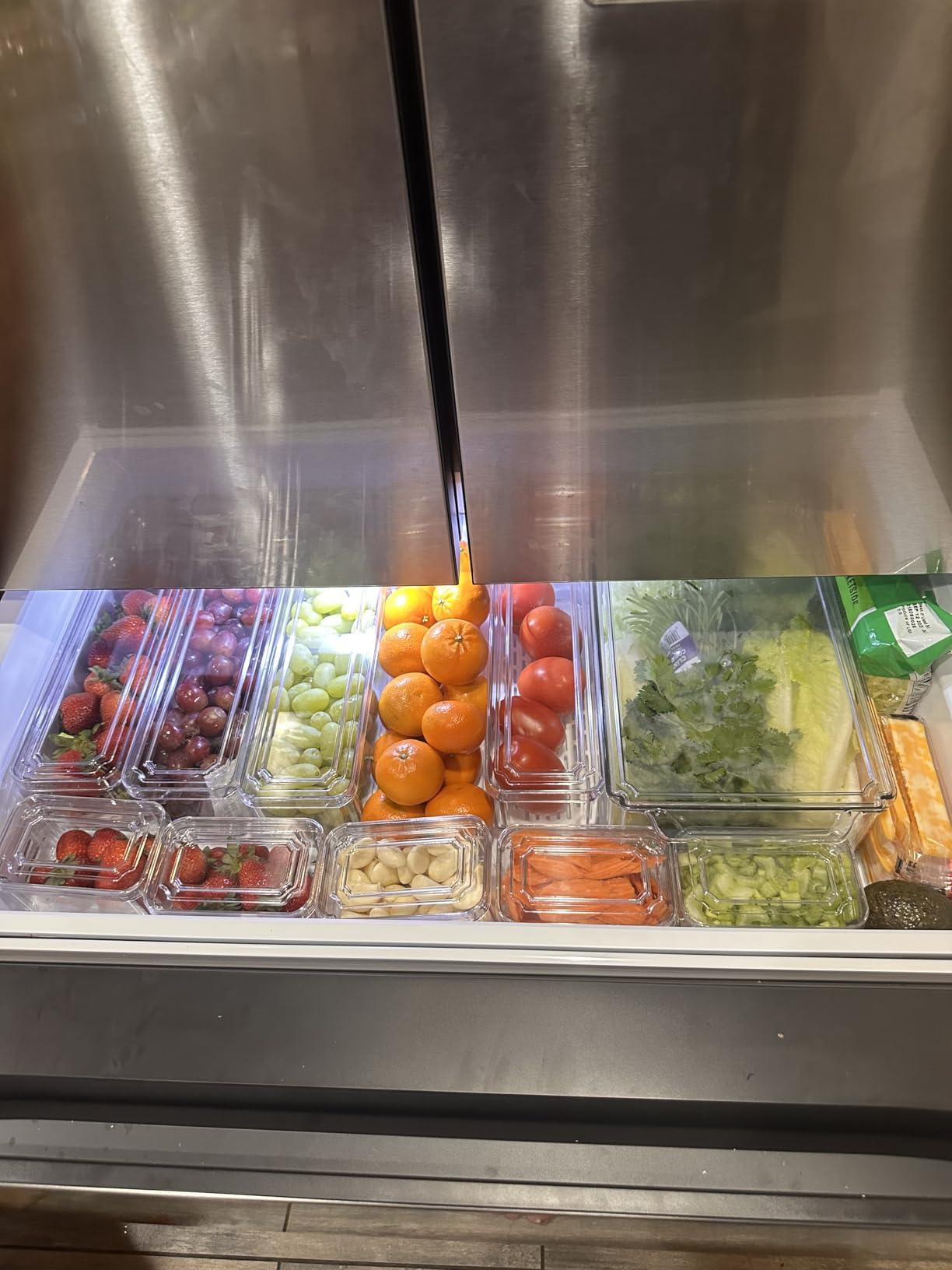 SAMSUNG RF29BB8600QL 29 Cu. Ft. Bespoke Stainless Steel 4-Door French Door Refrigerator - Customer Photo 3