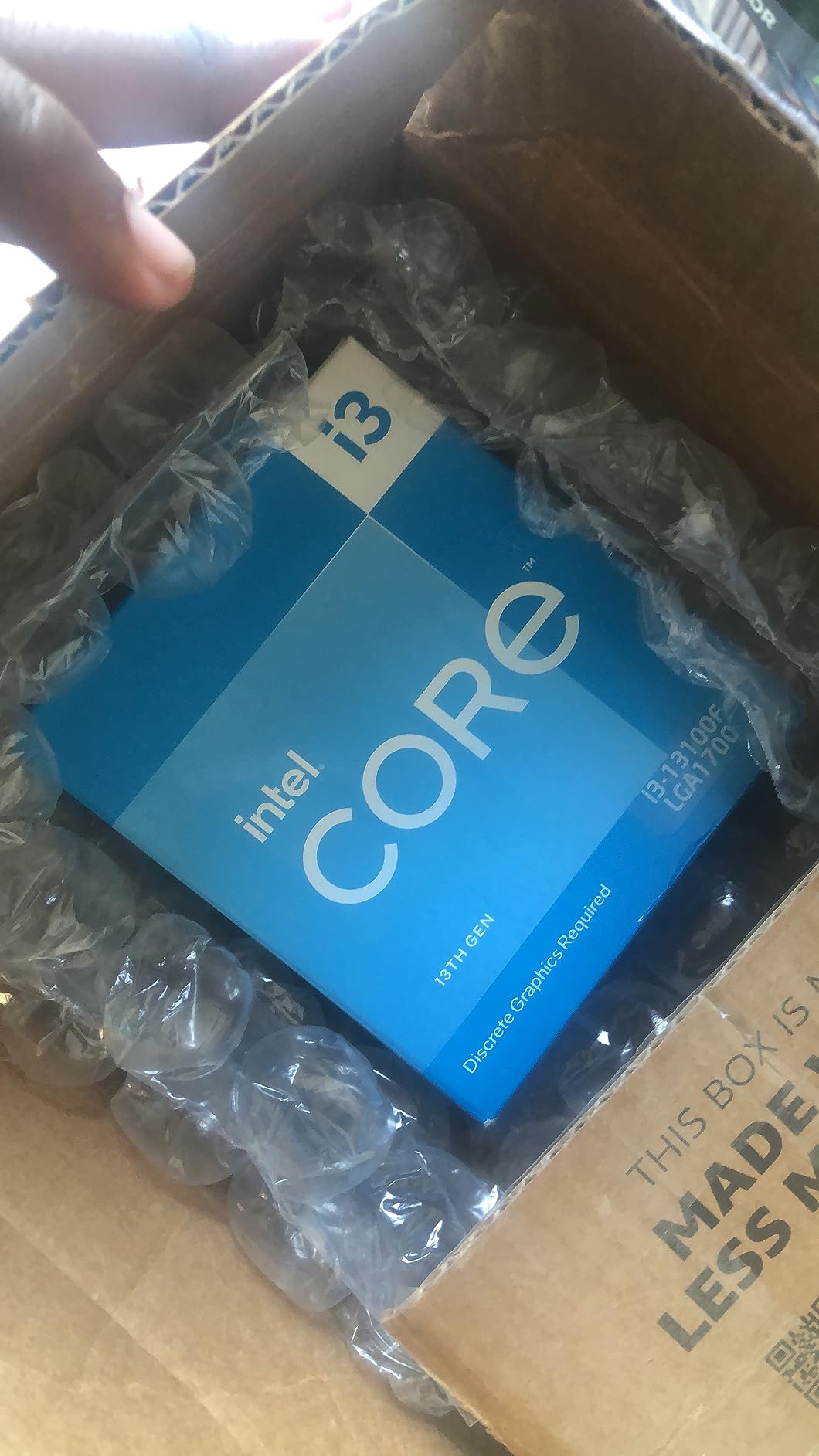 Boxed INTEL I3-13100F 12M Cache, UP to 4.50GHZ Customer Review Boxed INTEL I3-13100F 12M Cache, UP to 4.50GHZ - Customer Photo 1