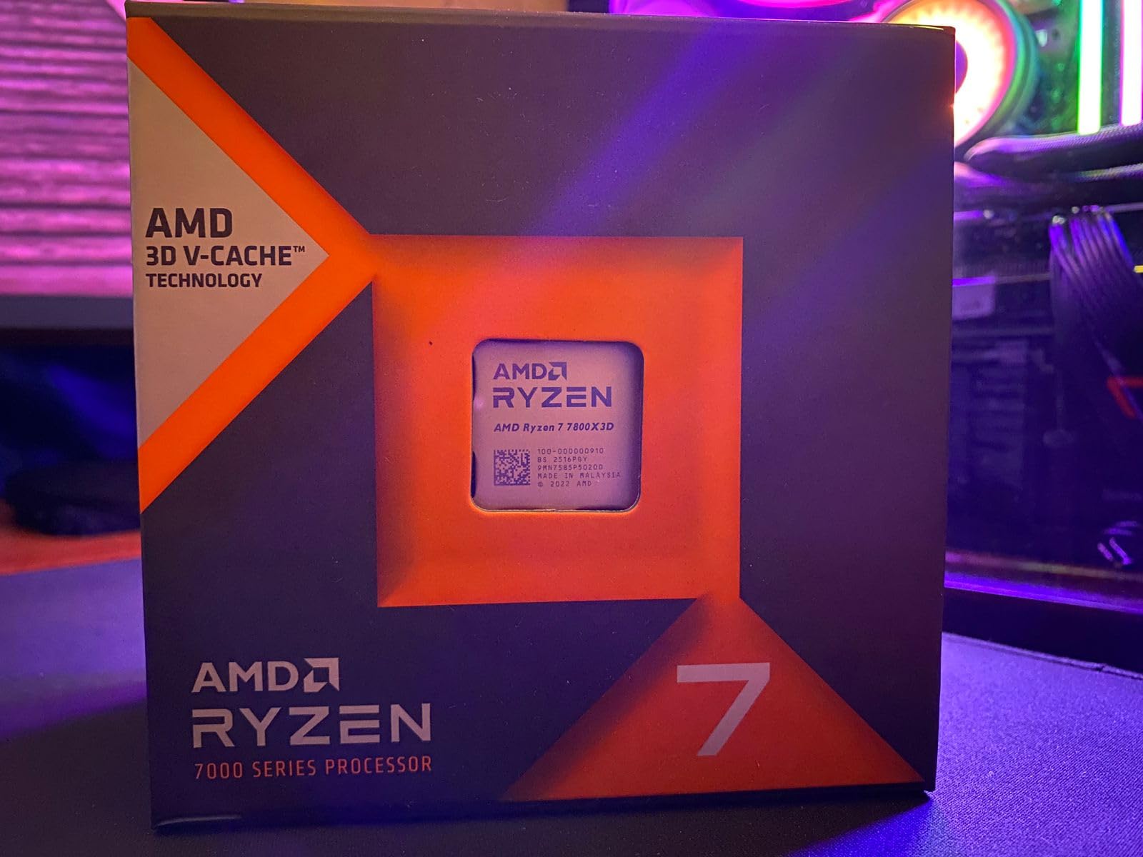 AMD Ryzen 7 7800X3D 8-Core, 16-Thread Desktop Processor - Customer Photo 2