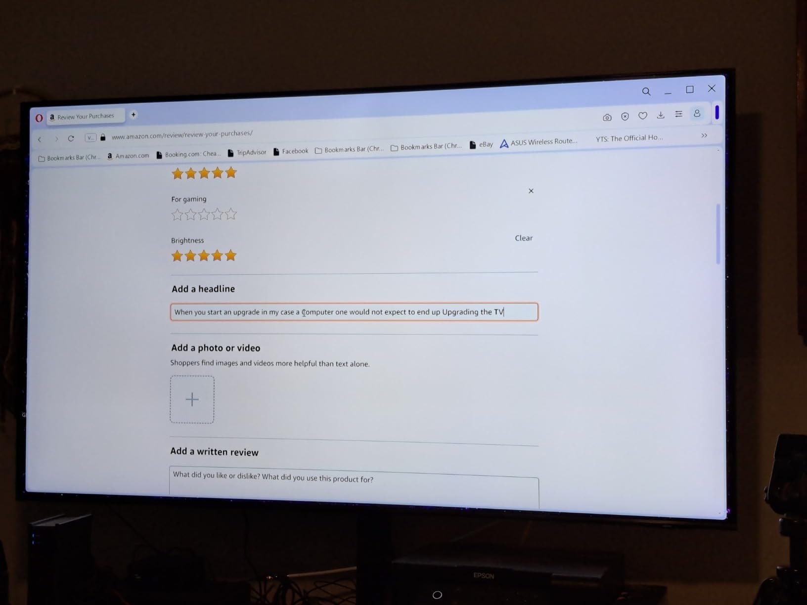 SAMSUNG 55-Inch Class QLED 4K Q70C Series Quantum HDR, Dual LED, Object Tracking Sound Lite, Q-Symphony, Motion Xcelerator Turbo+, Gaming Hub, Smart TV with Alexa Built-in (QN55Q70C, 2023 Model),Black - Customer Photo 2