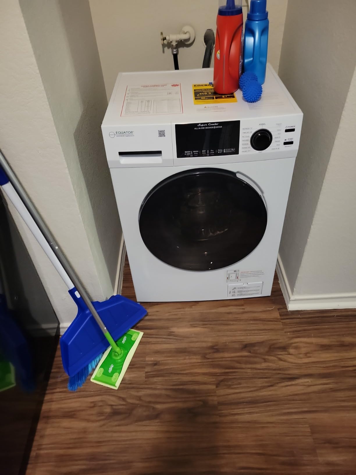 Equator All-in-One 4600 Washer Dryer VENTLESS/VENTED PET Cycle 1.62cf/15lbs 110V in White Customer Review Equator All-in-One 4600 Washer Dryer VENTLESS/VENTED PET Cycle 1.62cf/15lbs 110V in White - Customer Photo 1