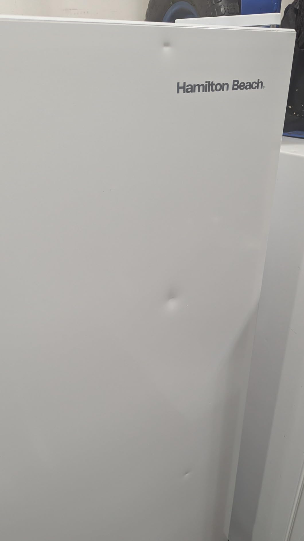 Hamilton Beach HBFRF6892-WHITE HBFRF6892 Upright Convertible Fridge/Freezer-Reversible Door-Removable Glass Shelves-Adjustable Controls-6.8 cu ft, White Customer Review Hamilton Beach HBFRF6892-WHITE HBFRF6892 Upright Convertible Fridge/Freezer-Reversible Door-Removable Glass Shelves-Adjustable Controls-6.8 cu ft, White - Customer Photo 1