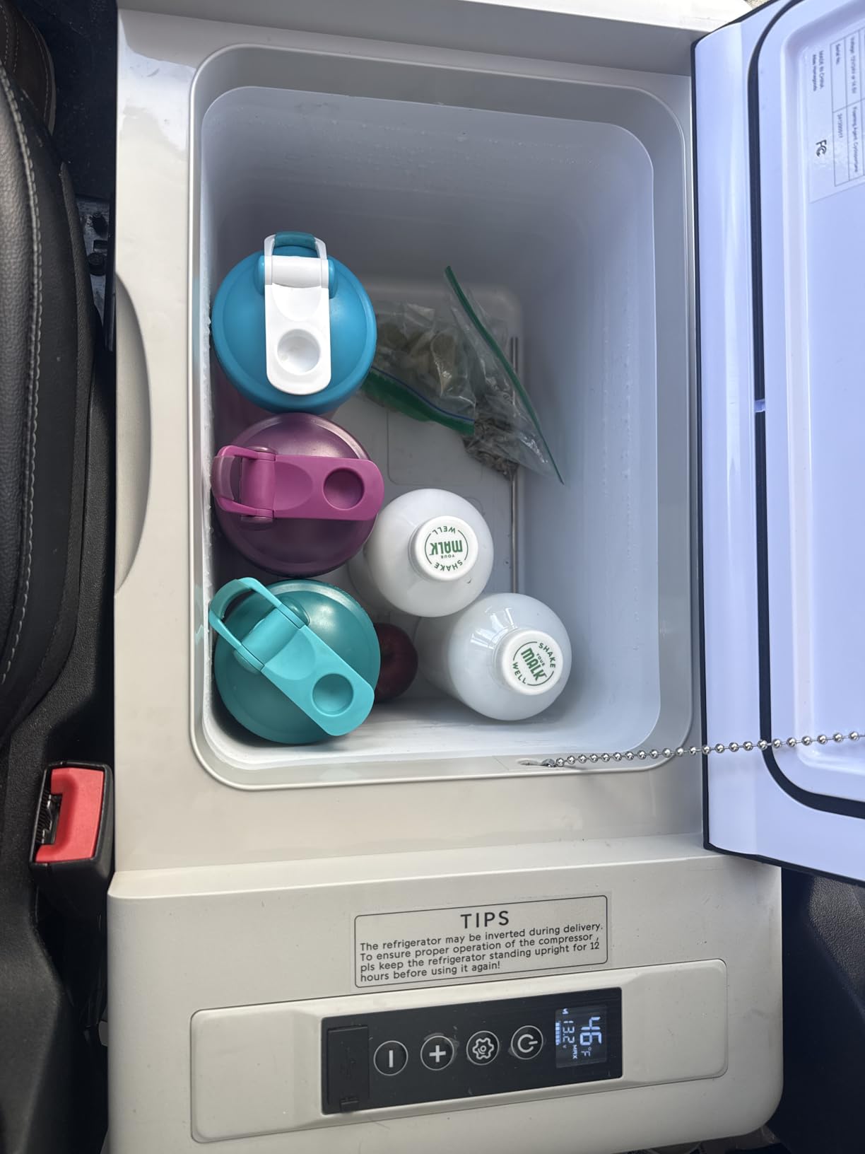 EUHOMY 12 Volt Refrigerator, 19QT(18L) Compressor Electric Cooler APP Control, Car Fridge -4℉~68℉, Portable Refrigerator 12/24V DC 100-240V AC, Portable Freezer for Camping, Travel, Boat Customer Review EUHOMY 12 Volt Refrigerator, 19QT(18L) Compressor Electric Cooler APP Control, Car Fridge -4℉~68℉, Portable Refrigerator 12/24V DC 100-240V AC, Portable Freezer for Camping, Travel, Boat - Customer Photo 2