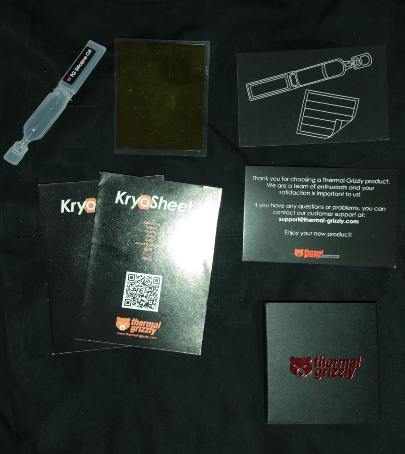 Thermal Grizzly KryoSheet (38x38x0.2mm) – Ultra High Thermal Conductivity Graphene Thermal Pad – Perfect Alternative for Thermal Paste on CPU/GPU/PS4/PS5/Xbox – Made in Sweden Customer Review Thermal Grizzly KryoSheet (38x38x0.2mm) – Ultra High Thermal Conductivity Graphene Thermal Pad – Perfect Alternative for Thermal Paste on CPU/GPU/PS4/PS5/Xbox – Made in Sweden - Customer Photo 2