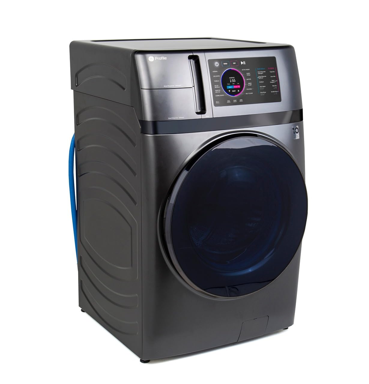 GE Profile PFQ97HSPVDS 28 Inch Smart Front Load Washer/Dryer Combo with 4.8 cu.ft. Capacity, 12 Wash Cycles, 14 Dryer Cycles - Customer Photo 1