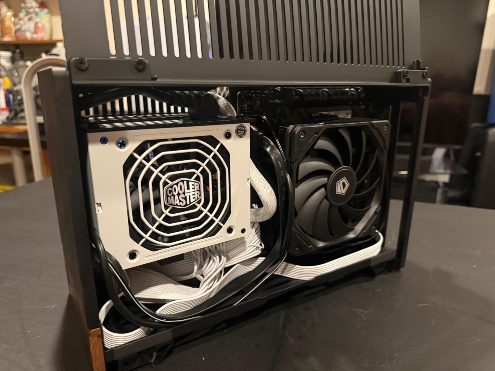 ID-COOLING IS-67-XT Black 67mm Height Low Profile CPU Cooler 6 Heatpipes CPU Air Cooler for HTPCs, ITX, and Small Form Factor Builds, 120x15mm Slim Fan, Support Intel LGA1700/1200/115X, AMD AM5/AM4 - Customer Photo 1