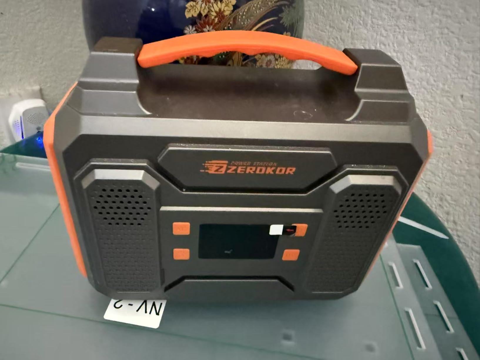 Portable Solar Generator, 300W Portable Power Station with Foldable 60W Solar Panel, 110V Pure Sine Wave 280Wh Lithium Battery Pack with USB DC AC Outlet for Home Use RV Van Outdoor Camping-Orange Customer Review Portable Solar Generator, 300W Portable Power Station with Foldable 60W Solar Panel, 110V Pure Sine Wave 280Wh Lithium Battery Pack with USB DC AC Outlet for Home Use RV Van Outdoor Camping-Orange - Customer Photo 1