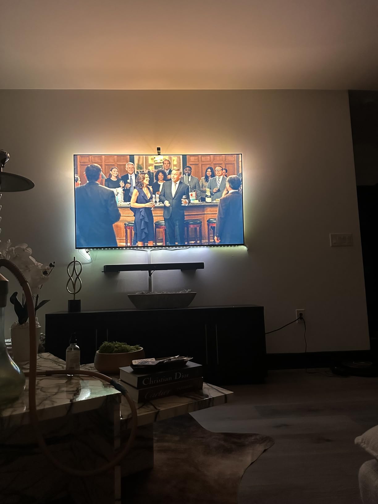 Govee TV Backlight 3 Lite with Fish-Eye Correction Function Sync to 55-65 Inch TVs, 11.8ft RGBICW Wi-Fi LED Strip Lights with Camera, 4 Colors in 1 Lamp Bead, Voice and APP Control, Adapter - Customer Photo 1