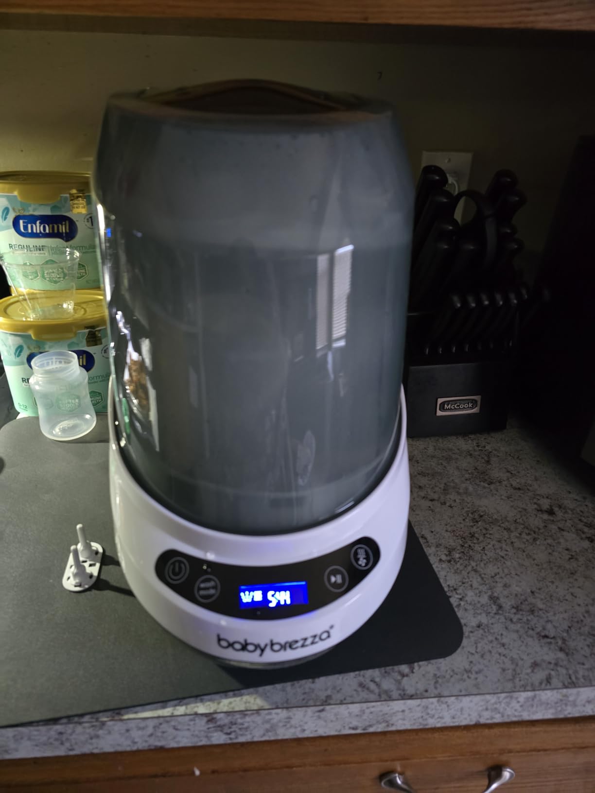 Baby Brezza Bottle Washer Pro - Baby Bottle Washer, Sterilizer + Dryer - All in One Machine Cleans Bottles, Pump Parts, & Sippy Cups - Replaces Hand Washing, Bottle Brushes and Drying Racks Customer Review Baby Brezza Bottle Washer Pro - Baby Bottle Washer, Sterilizer + Dryer - All in One Machine Cleans Bottles, Pump Parts, & Sippy Cups - Replaces Hand Washing, Bottle Brushes and Drying Racks - Customer Photo 1