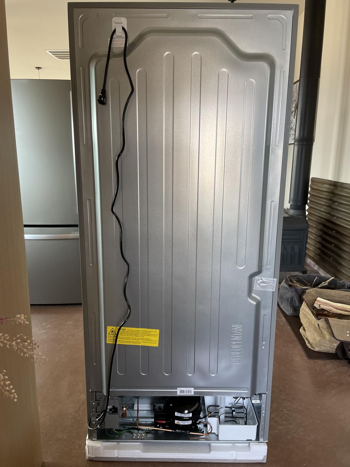 KoolMore KM-RERFDSS-18C 30-Inch and 18.5 cu. ft. Counter Depth French Refrigerator with Three Doors and Deep Freezer in Stainless-Steel, Silver - Customer Photo 1