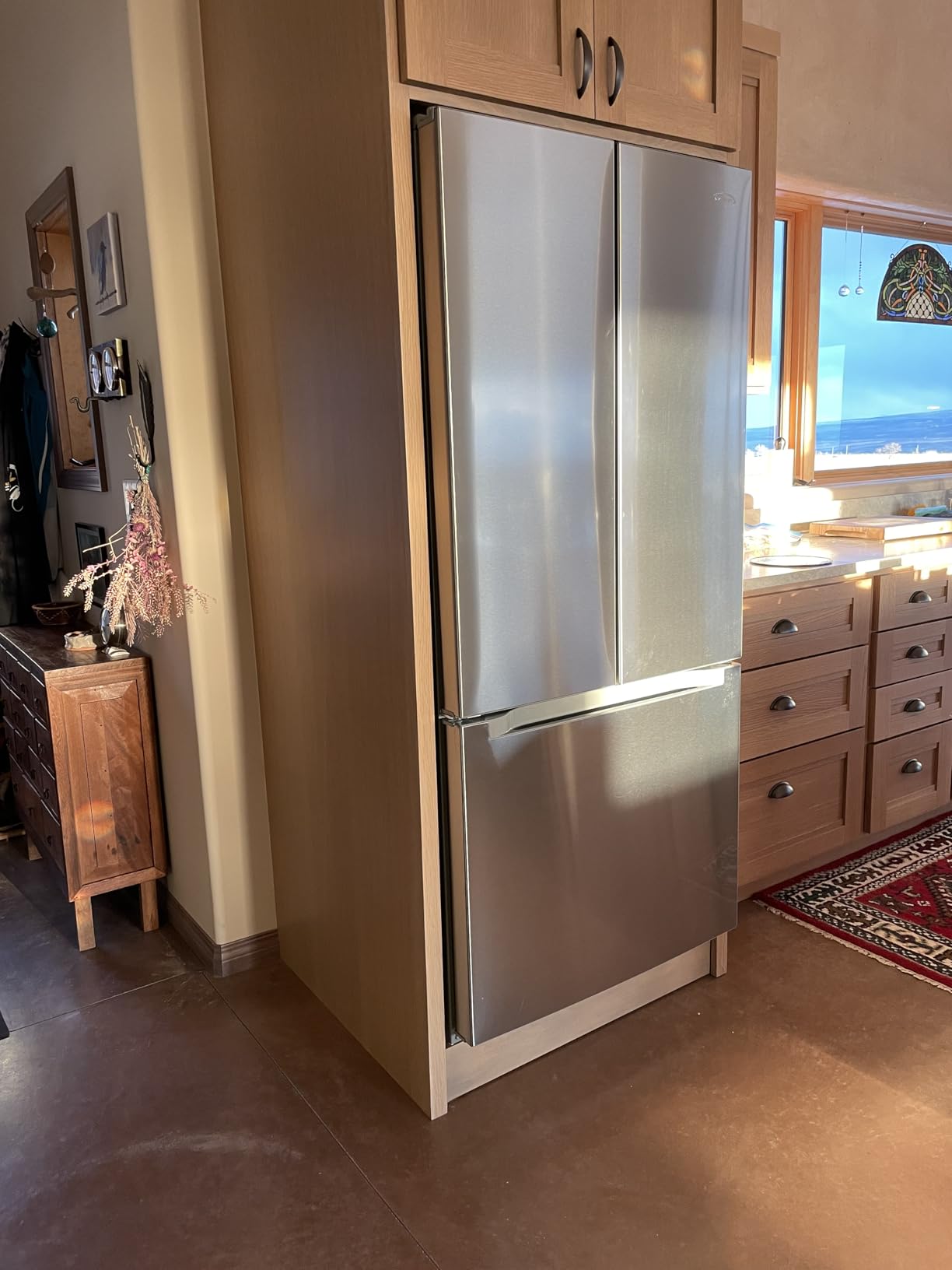 KoolMore KM-RERFDSS-18C 30-Inch and 18.5 cu. ft. Counter Depth French Refrigerator with Three Doors and Deep Freezer in Stainless-Steel, Silver - Customer Photo 2