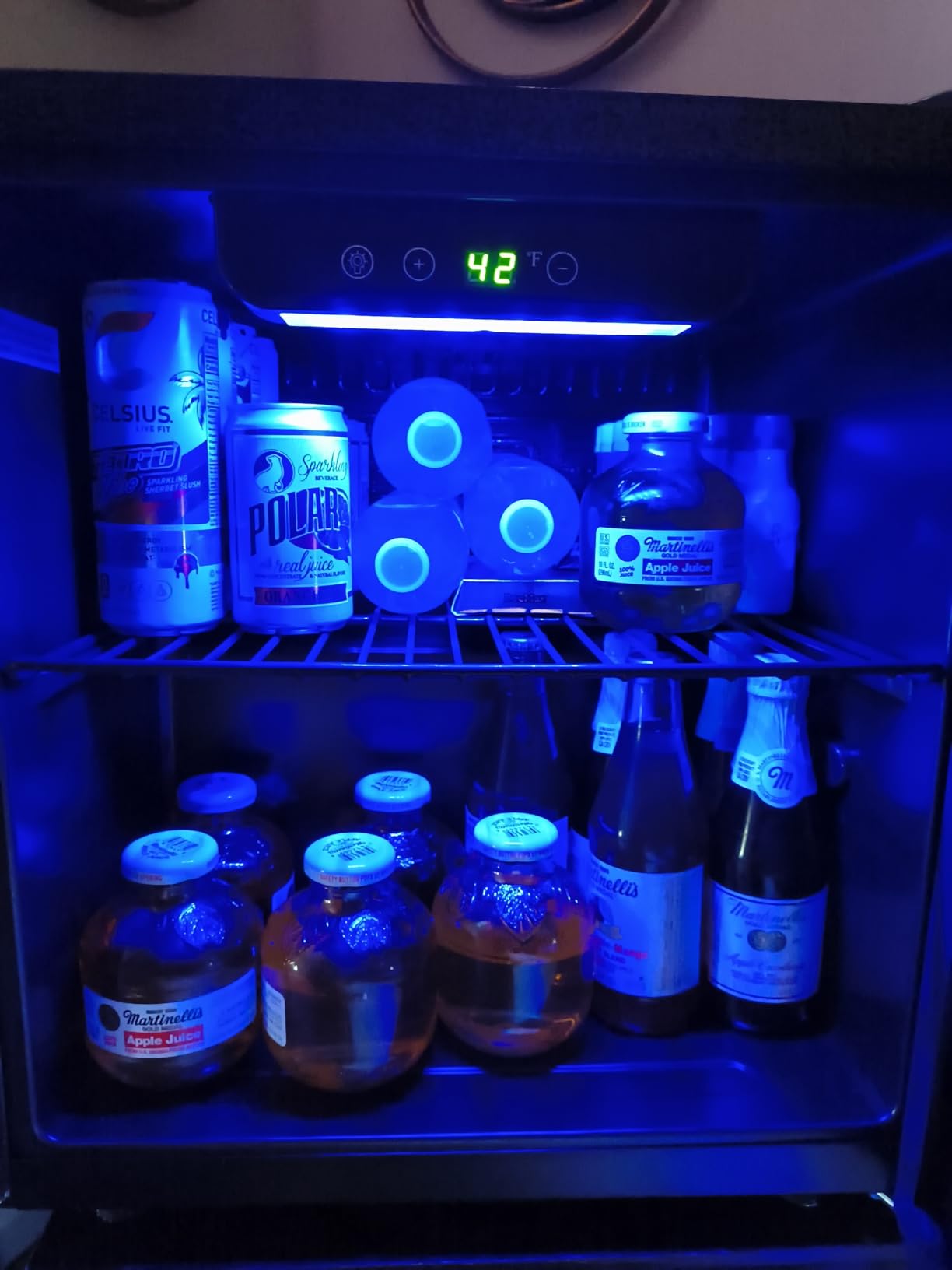 Antarctic Star Mini Fridge Cooler - 12 Bottle 48 Can Beverage Refrigerator Glass Door for Drinks or Beer Wine –Small Drink Dispenser for Home, Office or Bar, Electronic Temperature Control，1.3cu.ft. - Customer Photo 1