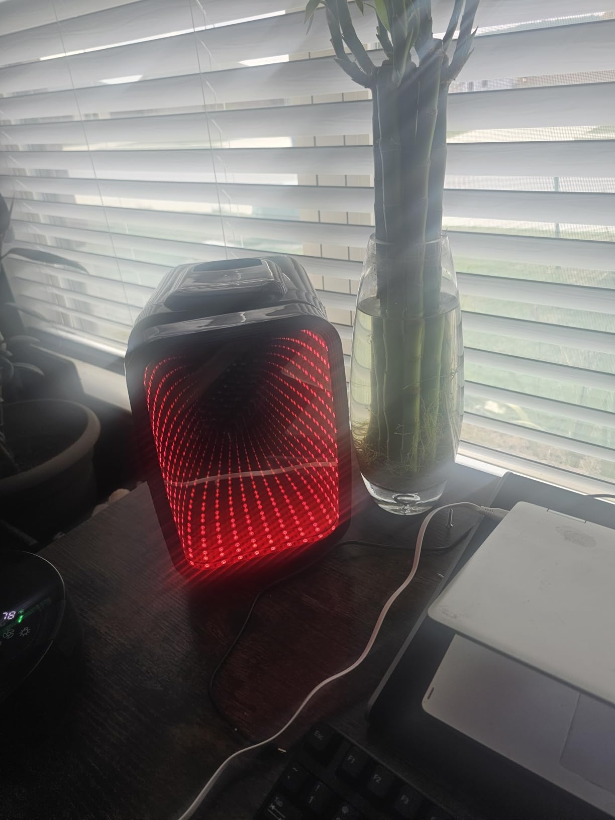 Mini Fridge, 4 Liter/6 Cans Small Refrigerator With Dimmable LED Light,AC/DC Portable Thermoelectric Cooler and Warmer Gaming mini fridge for Bedroom,Office,Gaming room and Car (Black) Customer Review Mini Fridge, 4 Liter/6 Cans Small Refrigerator With Dimmable LED Light,AC/DC Portable Thermoelectric Cooler and Warmer Gaming mini fridge for Bedroom,Office,Gaming room and Car (Black) - Customer Photo 1