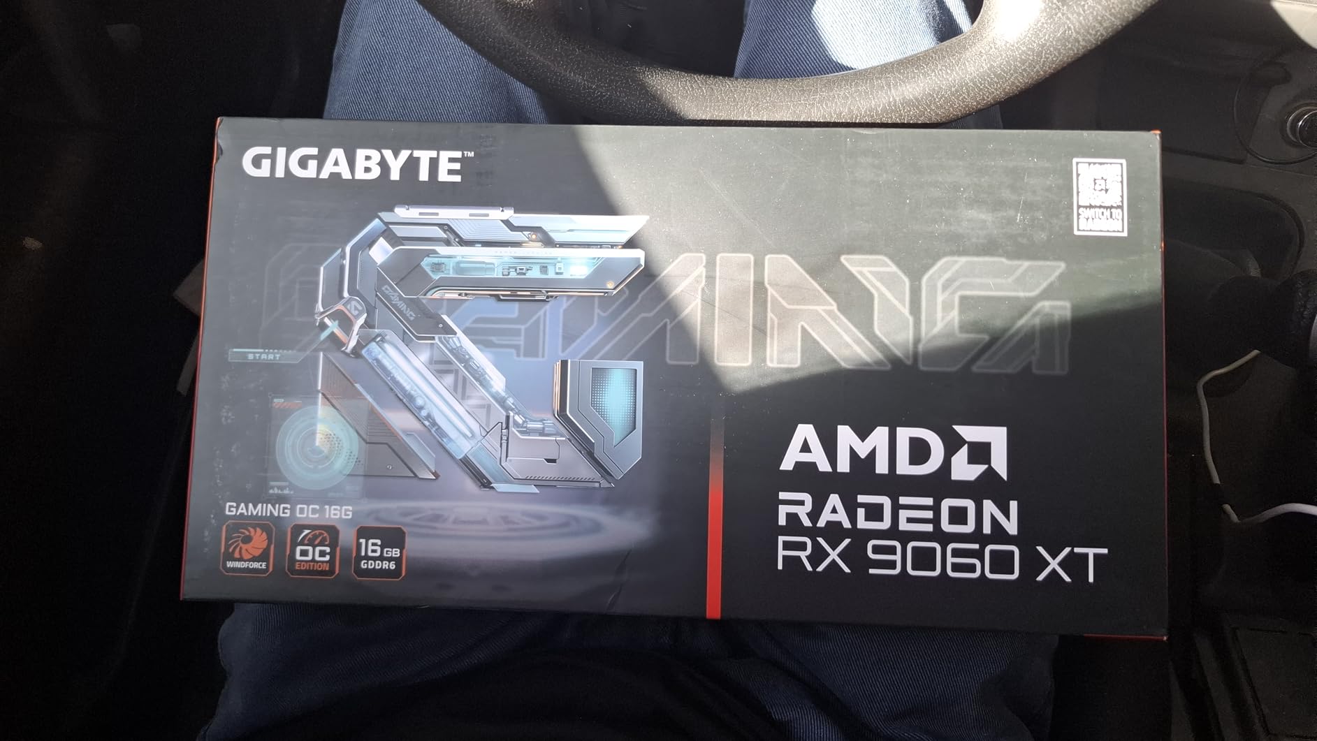 GIGABYTE Radeon RX 7600 XT Gaming OC 16G Graphics Card, 3X WINDFORCE Fans 16GB 128-bit GDDR6, GV-R76XTGAMING OC-16GD Video Card - Customer Photo 1