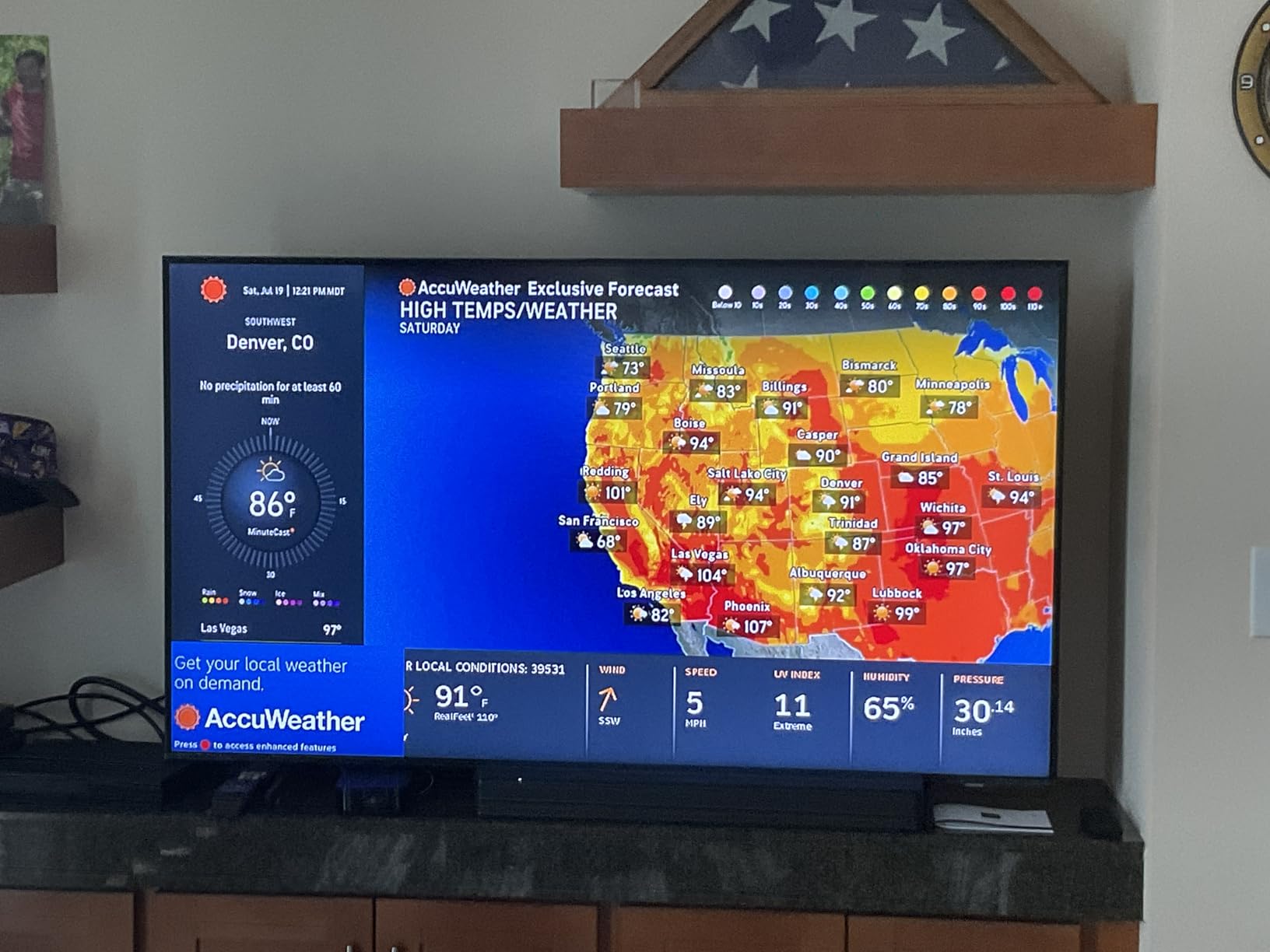 Samsung 65-Inch Class 4K Crystal UHD DU8000 Series HDR Smart TV w/Object Tracking Sound Lite, Motion Xcelerator, Ultra Slim Design, Gaming Hub, Alexa Built-in (UN65DU8000, 2024 Model) - Customer Photo 2