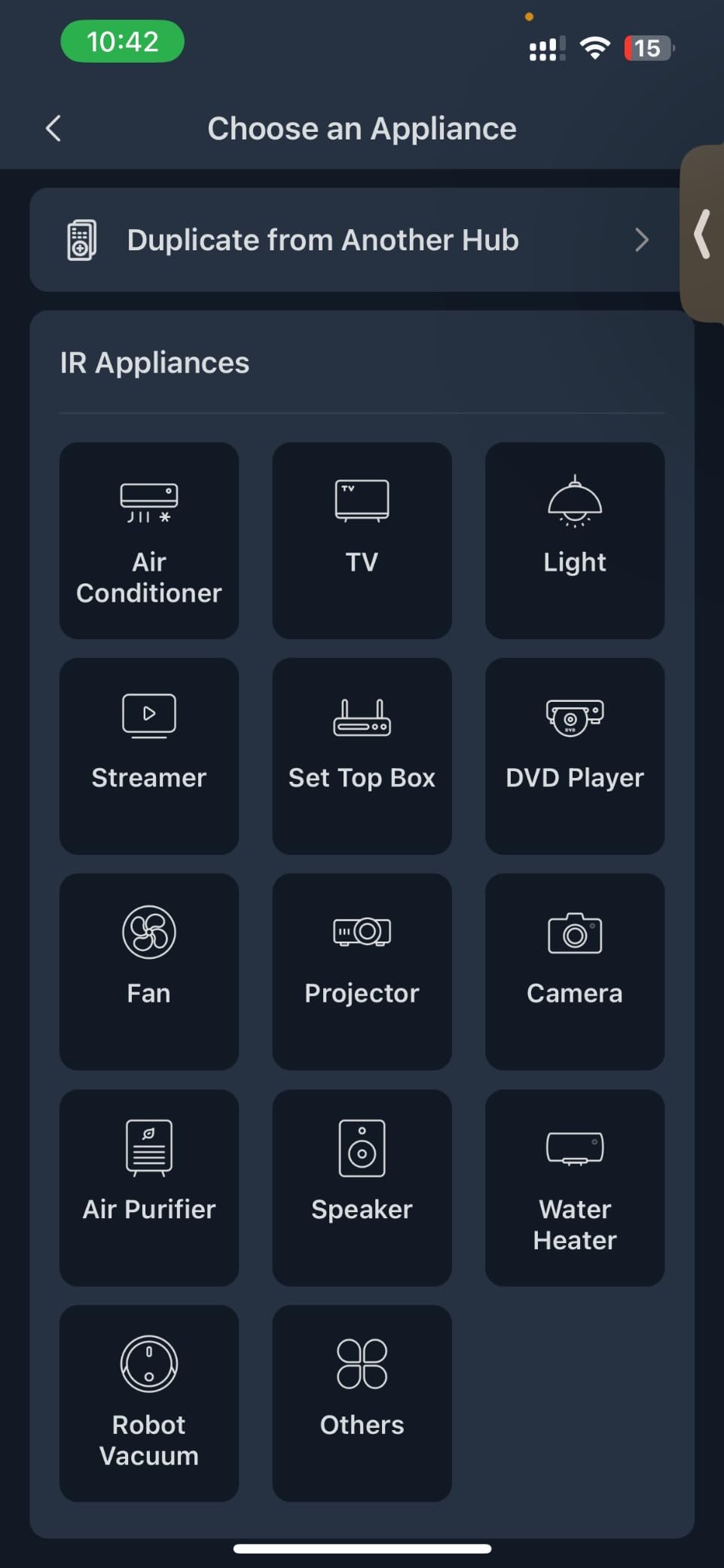 SwitchBot Universal Remote Control with Hub Mini Matter Enabled, Multi-use Smart Remote with Customize App, Control 25 IR/Bluetooth Devices and 10 Scenes, Compatible with TV/AC/SwitchBot BLE Devices - Customer Photo 1