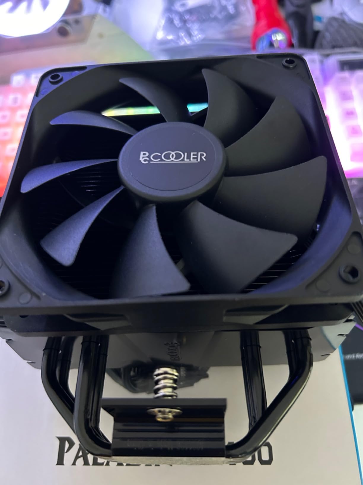 ID-COOLING IS-40-XT Black - 47mm Height Low Profile CPU Cooler, 4 Direct-Contact Heat Pipes Air Cooler for HTPCs, ITX, and Small Form Factor Builds, 92×92×15mm Slim Fan, Support Intel & AMD Socket - Customer Photo 2