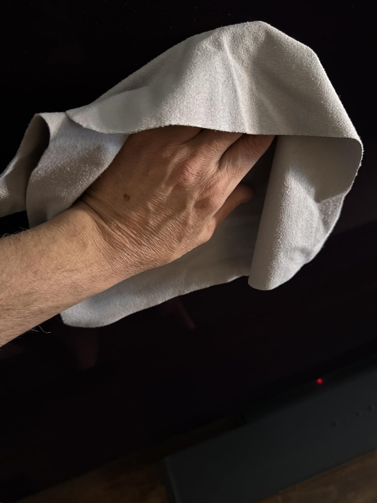 Microfiber Wholesale Premium TV Screen Cleaning Cloth Black | 14