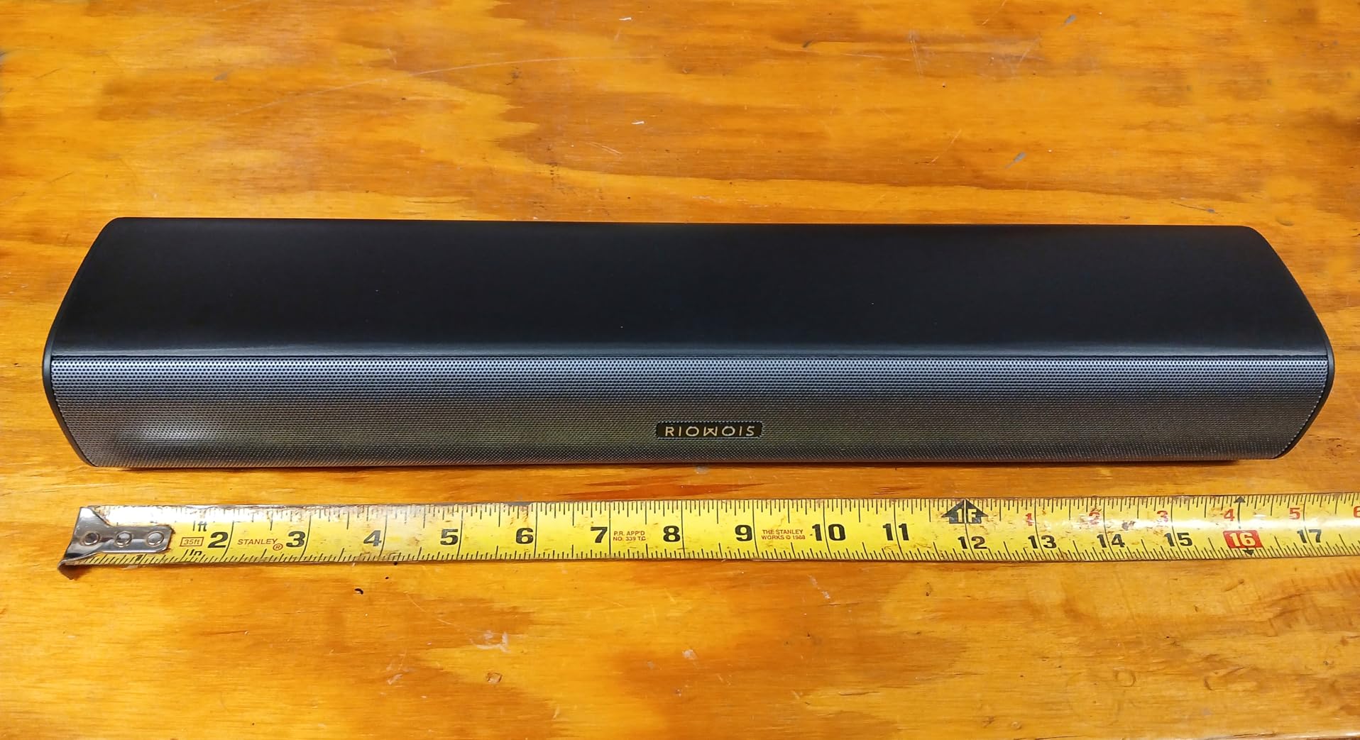 Sound Bar for Smart TV, Soundbar TV Speakers with Customized Bass Reflector, Compact Design and Easy Set up, Home Audio Surround Sound System for TV PC Projector, Wall Mountable - Customer Photo 2