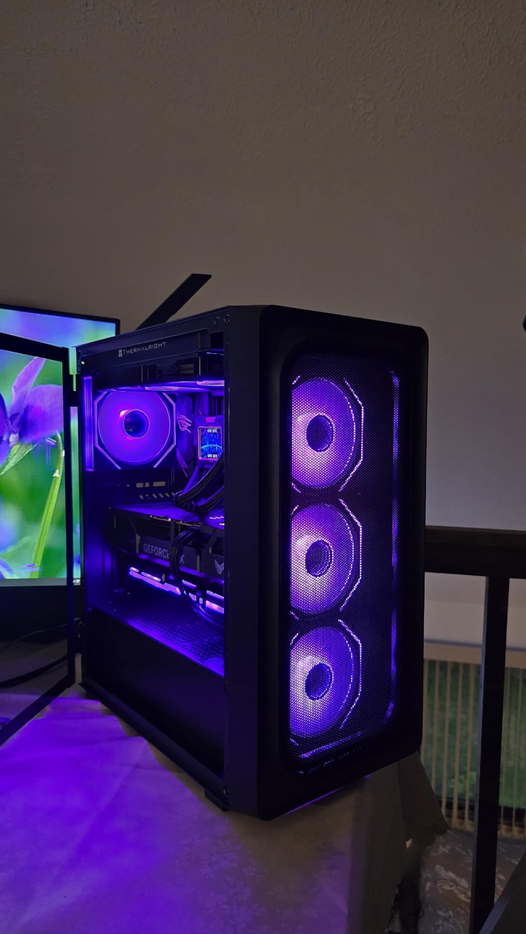 DARKROCK EC2 Black ATX Mid Tower PC Case, Type-C Ready, Supports 50 Series Graphics Cards, Tempered Glass Side Panel, up to 8 x 120mm Cooling Fans & 1 x 360mm Radiator, 1 x Pre-Installed Fan - Customer Photo 2
