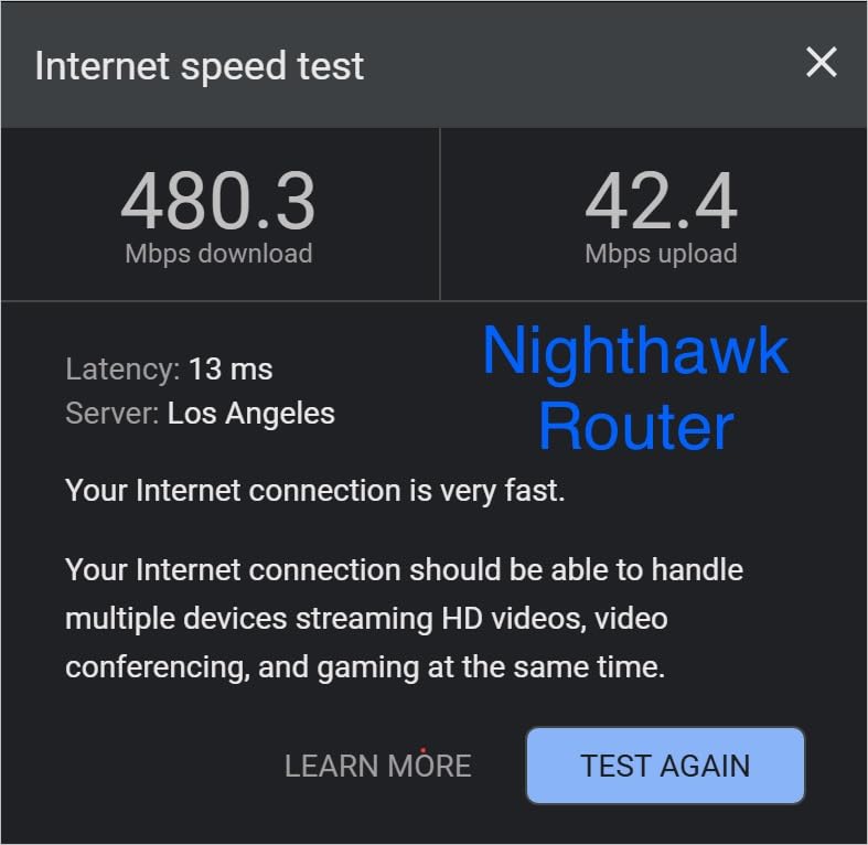 NETGEAR Nighthawk Modem Router Combo (CAX30) DOCSIS 3.1 Cable Modem and WiFi 6 Router - AX2700 2.7 Gbps - Compatible with Xfinity, Spectrum, Cox, and More - Gigabit Wireless Internet Customer Review NETGEAR Nighthawk Modem Router Combo (CAX30) DOCSIS 3.1 Cable Modem and WiFi 6 Router - AX2700 2.7 Gbps - Compatible with Xfinity, Spectrum, Cox, and More - Gigabit Wireless Internet - Customer Photo 1