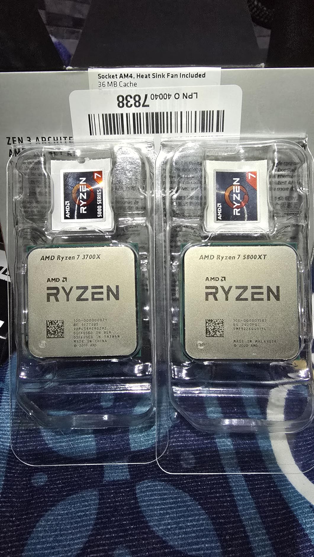 AMD Ryzen™ 7 5800XT 8-Core, 16-Thread Unlocked Desktop Processor Customer Review AMD Ryzen™ 7 5800XT 8-Core, 16-Thread Unlocked Desktop Processor - Customer Photo 1