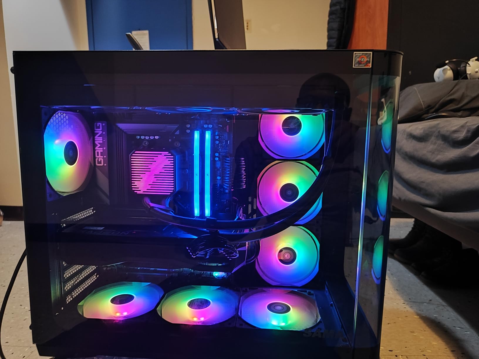 ID-COOLING DX240 MAX Liquid CPU Cooler 240mm ARGB AIO Cooler, 38mm Thick Radiator, 2X 120mm High-efficient Fans Zero RPM Support, Intel LGA1851/1700/1200/115X & AMD AM5/AM4, TDP 300W - Customer Photo 1