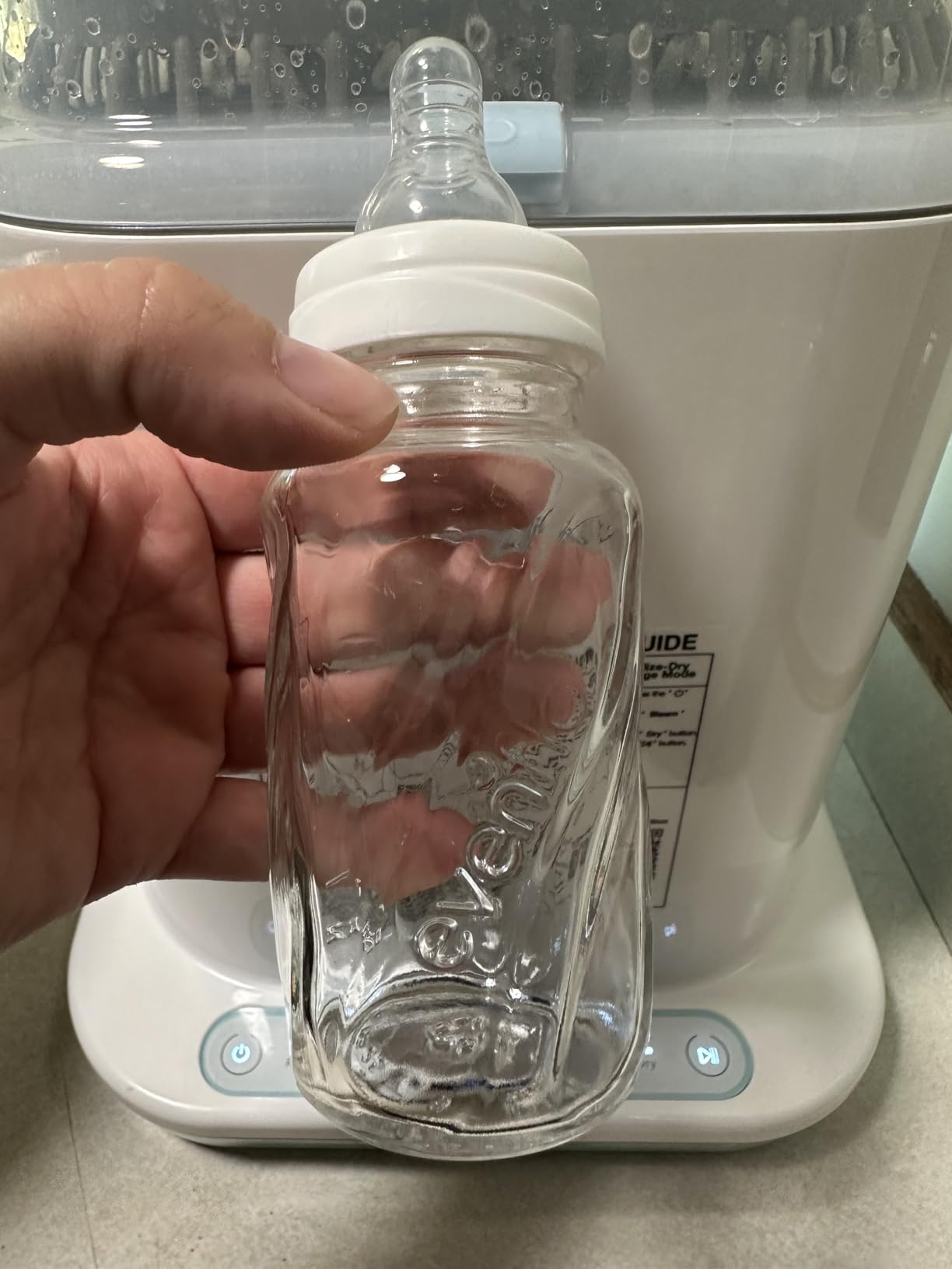 Papablic Bottle Washer Pro, Bottle Washer & Sterilizer & Dryer, 4-in-1 Bottle Washer Sanitizer for Bottles, Pump Parts, & Baby Essentials - Quick & Clean with 60 Detergent Tablets - Customer Photo 2