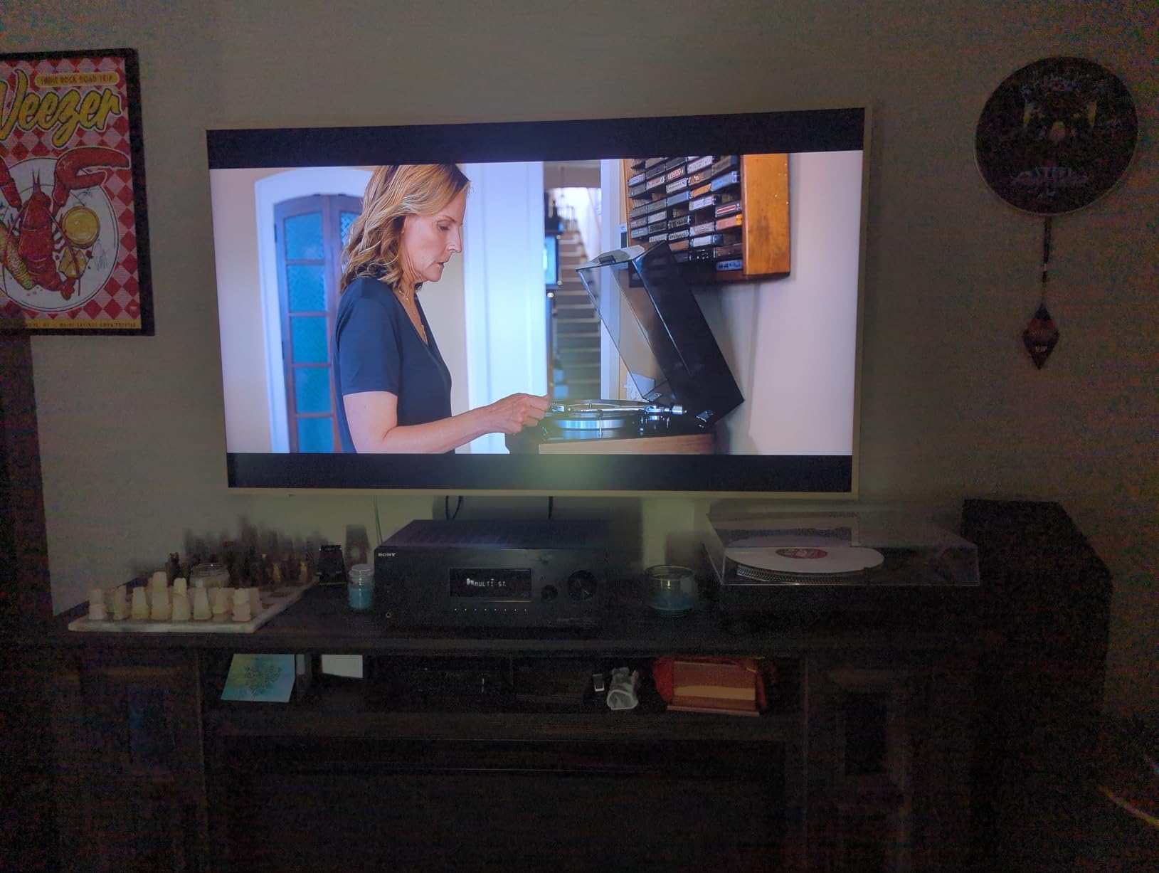 TCL 65-Inch Class NXTVISION Series QLED 4K UHD Google Smart TV Canvas Style Art Frame TV - QLED, 120hz, Matte Anti-Glare Screen, Free Bezel and Frame, Atmos, Free Art Included (65A300W, 2024 Model) Customer Review TCL 65-Inch Class NXTVISION Series QLED 4K UHD Google Smart TV Canvas Style Art Frame TV - QLED, 120hz, Matte Anti-Glare Screen, Free Bezel and Frame, Atmos, Free Art Included (65A300W, 2024 Model) - Customer Photo 1