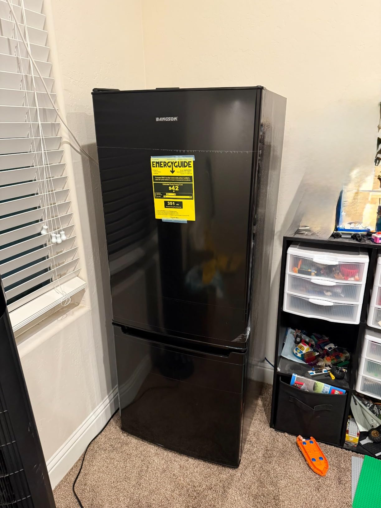 BANGSON 7.1 Cu.Ft Refrigerator with Freezer, Apartment Size Fridge with Bottom Freezer, for Apartment, Office, Kitchen and Garage, Stainless Steel, Silver Customer Review BANGSON 7.1 Cu.Ft Refrigerator with Freezer, Apartment Size Fridge with Bottom Freezer, for Apartment, Office, Kitchen and Garage, Stainless Steel, Silver - Customer Photo 1