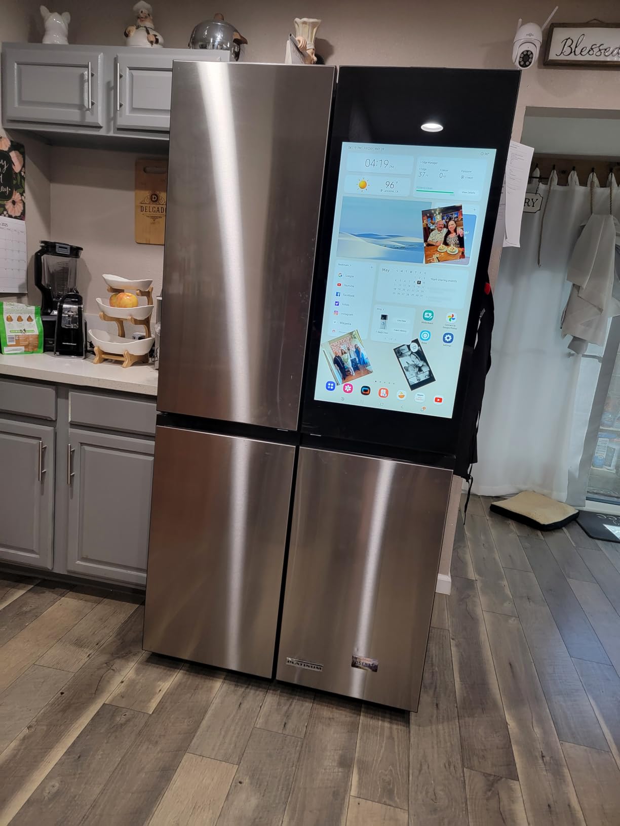 SAMSUNG RF29DB9900QD 29 Cu. Ft. Stainless 4-Door French Door Smart Refrigerator - Customer Photo 1