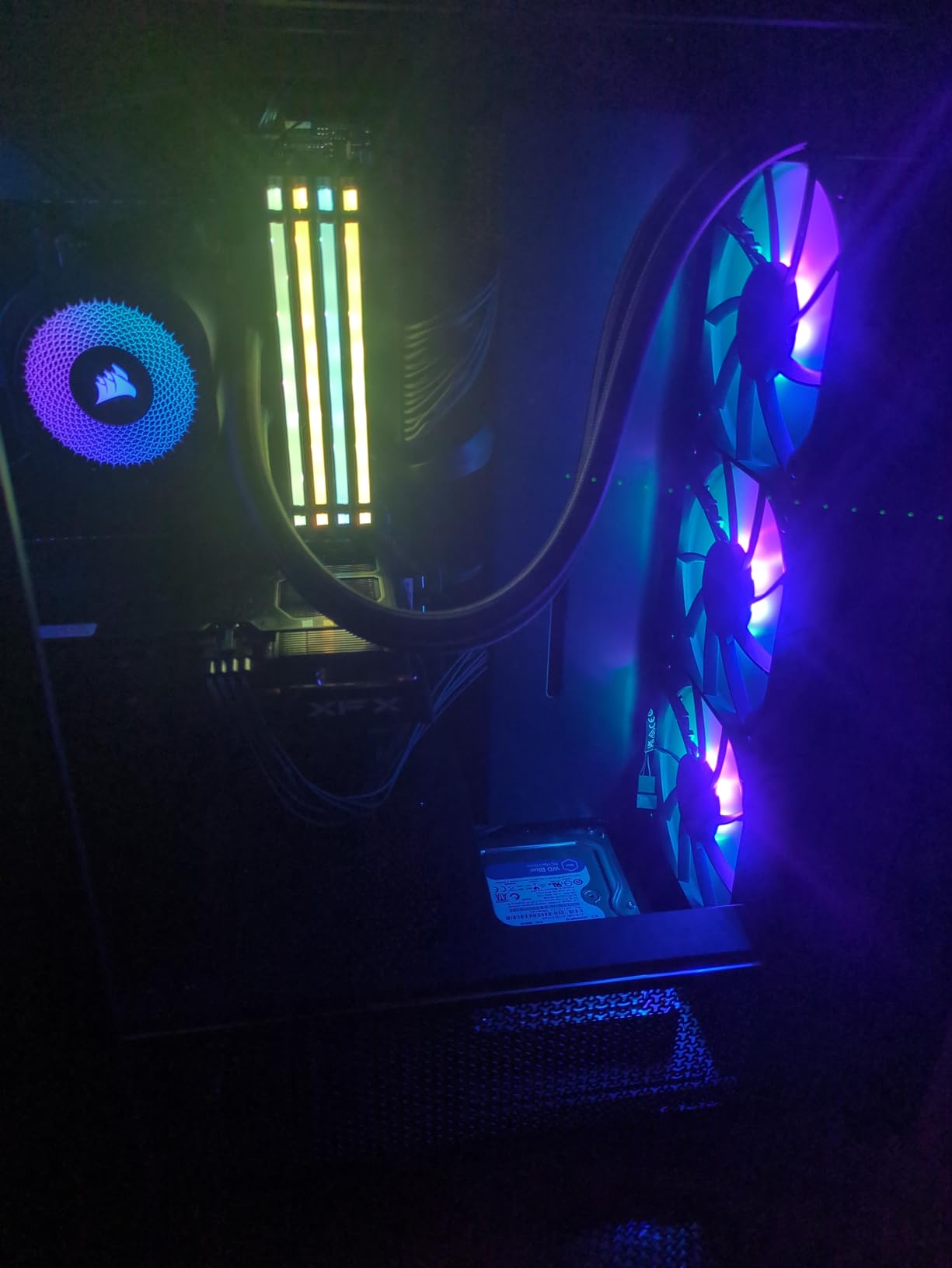 CORSAIR Nautilus 360 RS Liquid CPU Cooler – 360mm AIO – Low-Noise – Direct Motherboard Connection – Daisy-Chain – Intel LGA 1851/1700, AMD AM5/AM4 – 3X RS120 Fans Included – Black - Customer Photo 1