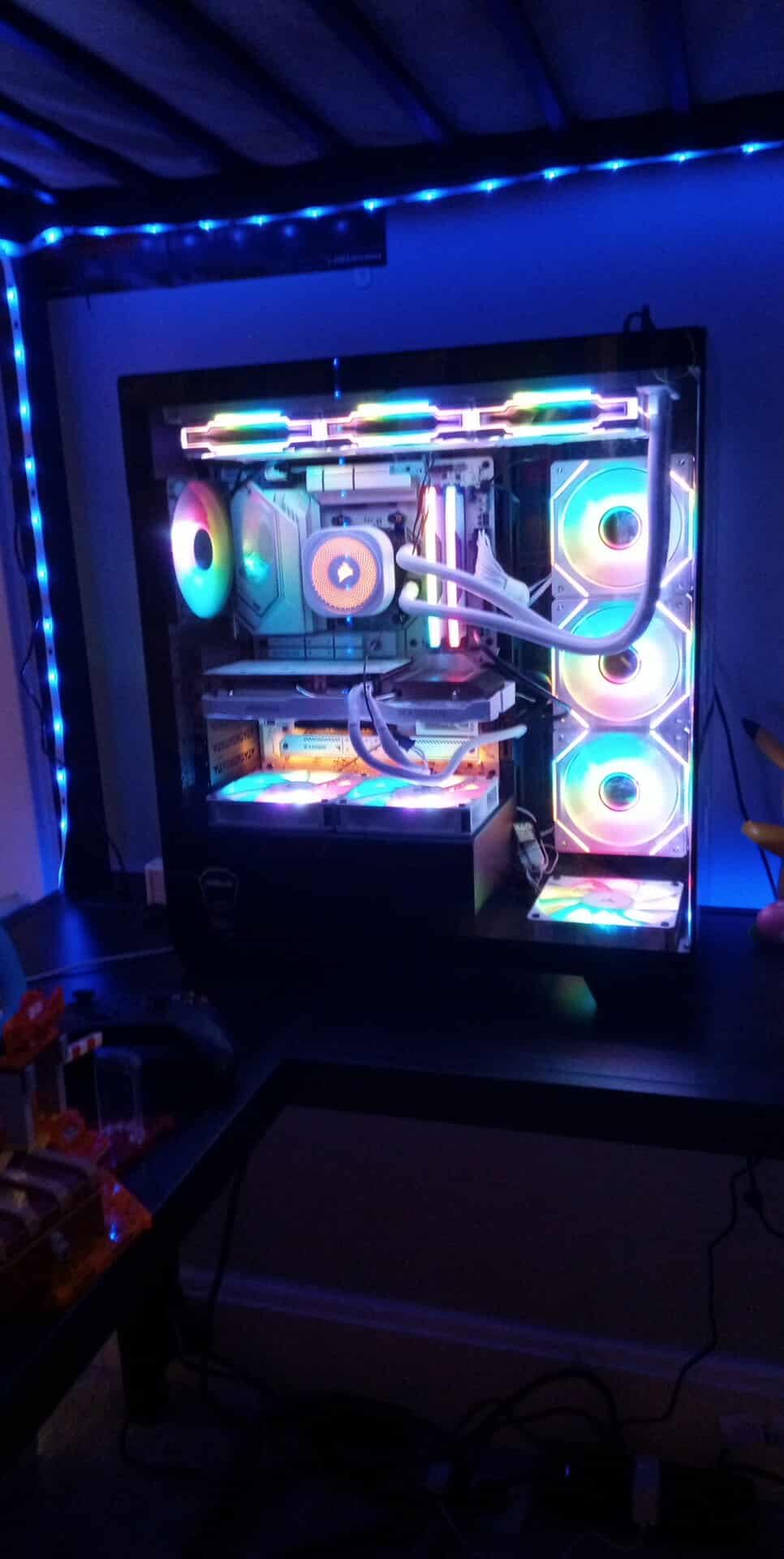 CORSAIR Nautilus 360 RS ARGB Liquid CPU Cooler – 360mm AIO – Low-Noise – Direct Motherboard Connection – Daisy-Chain – Intel LGA 1851/1700, AMD AM5/AM4 – 3X RS120 ARGB Fans Included – White Customer Review CORSAIR Nautilus 360 RS ARGB Liquid CPU Cooler – 360mm AIO – Low-Noise – Direct Motherboard Connection – Daisy-Chain – Intel LGA 1851/1700, AMD AM5/AM4 – 3X RS120 ARGB Fans Included – White - Customer Photo 3