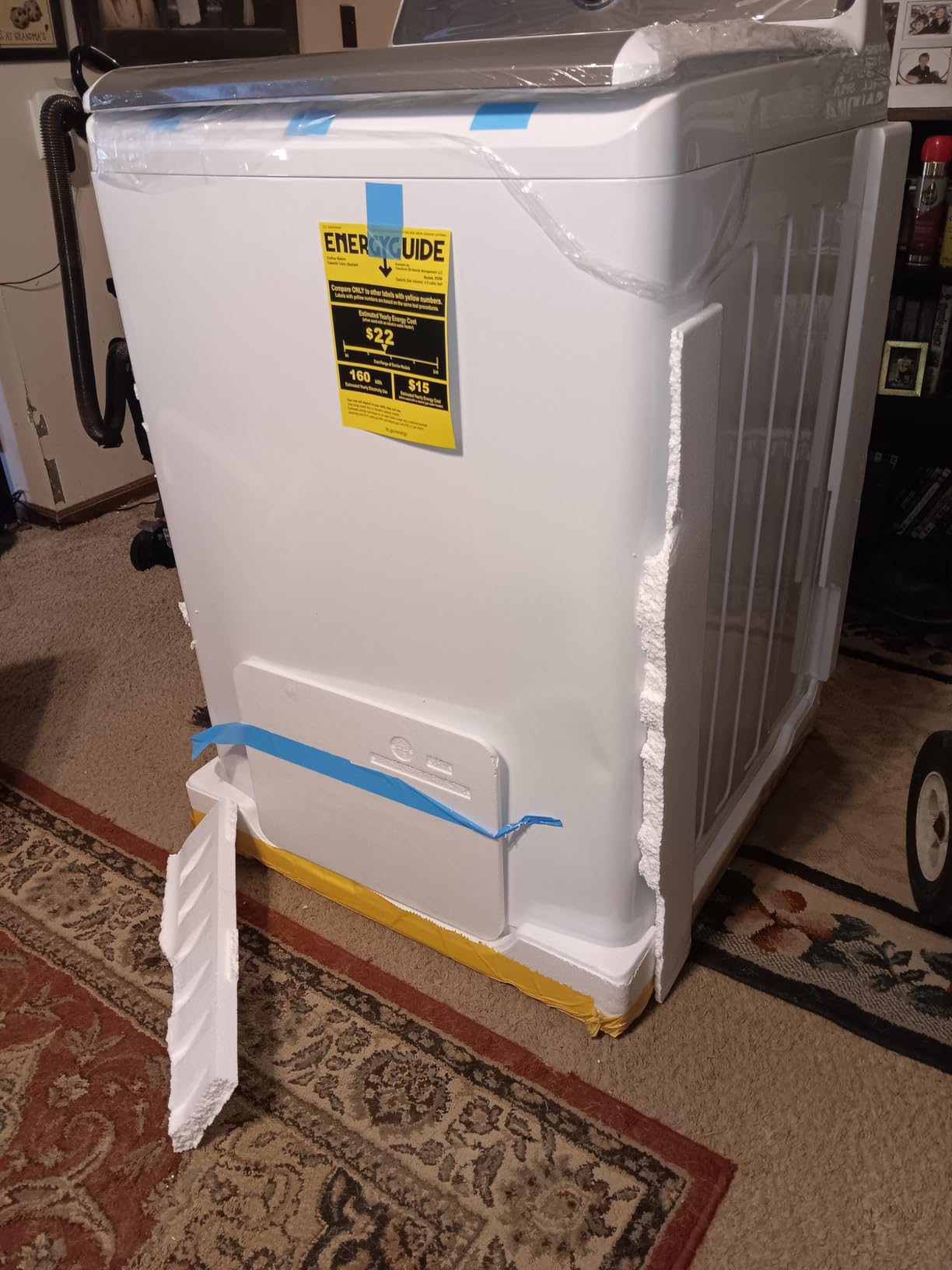 Kenmore 4.5 cu. ft. Top Load Washer with Triple Action Impeller for Tough Dirt & Stains-Reduce Laundry Time with Accela and Express Wash-LED, White - Customer Photo 3