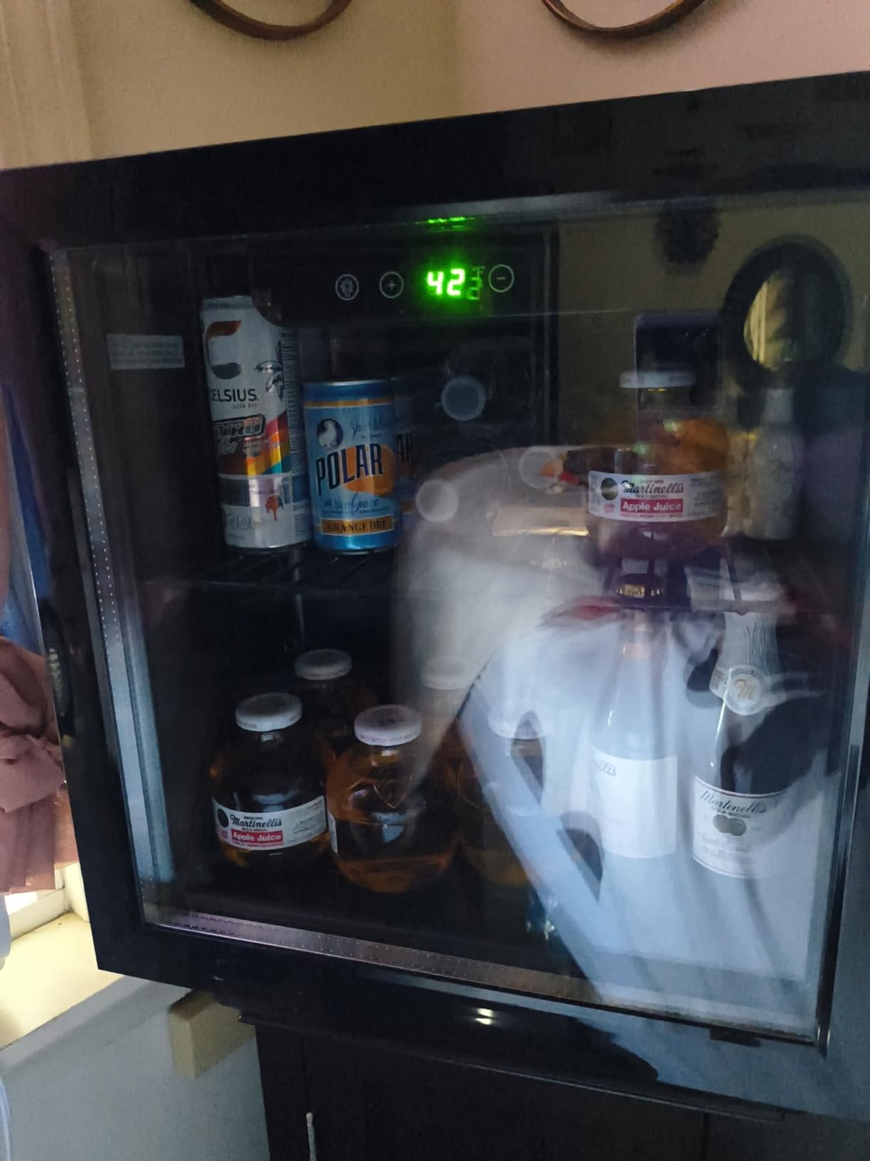 Antarctic Star 18L Beverage Refrigerator Cooler 24Can, Mini Fridge with Quiet Compressor, LED Light,Freestanding Small Fridge with Electronic Temperature Control for Home and Bar(40-61 ℉) Customer Review Antarctic Star 18L Beverage Refrigerator Cooler 24Can, Mini Fridge with Quiet Compressor, LED Light,Freestanding Small Fridge with Electronic Temperature Control for Home and Bar(40-61 ℉) - Customer Photo 2