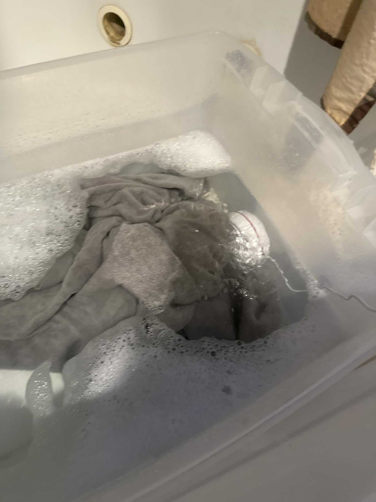 Mini portable USB Washing Machine | Sink Washing Machine Ultrasonic Turbo Washer for Clothes and Dishes. Perfect for Travel, Business, Camping, Home, College, RV, and Apartments - Customer Photo 1
