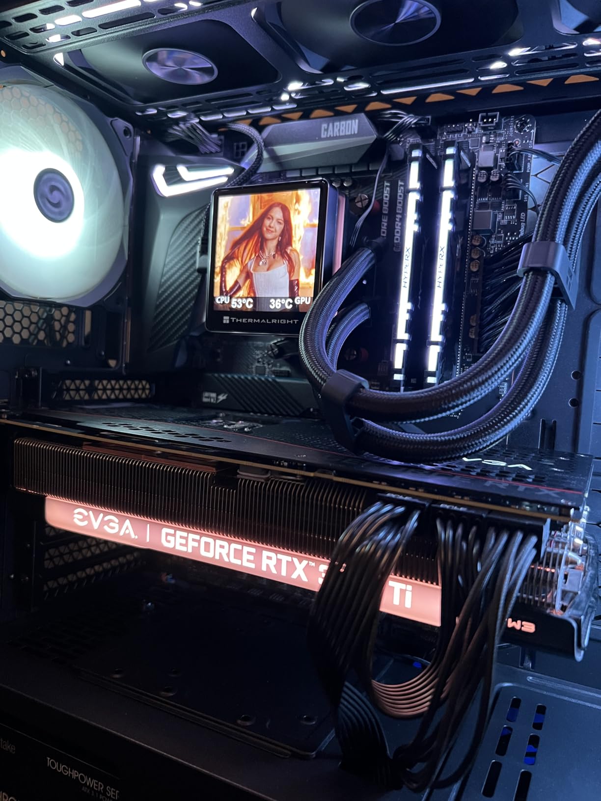 Thermalright Grand Vision 360 ARGB Black CPU AIO Cooler,PC 360 Specification Water Cooler System,IPS LCD Screen with 480x480 Resolution,for AM4/AM5&Intel LGA1700/1851,High Performance Pump - Customer Photo 2