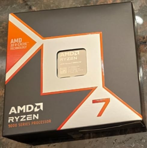 AMD RYZEN 7 9800X3D 8-Core, 16-Thread Desktop Processor Customer Review AMD RYZEN 7 9800X3D 8-Core, 16-Thread Desktop Processor - Customer Photo 1
