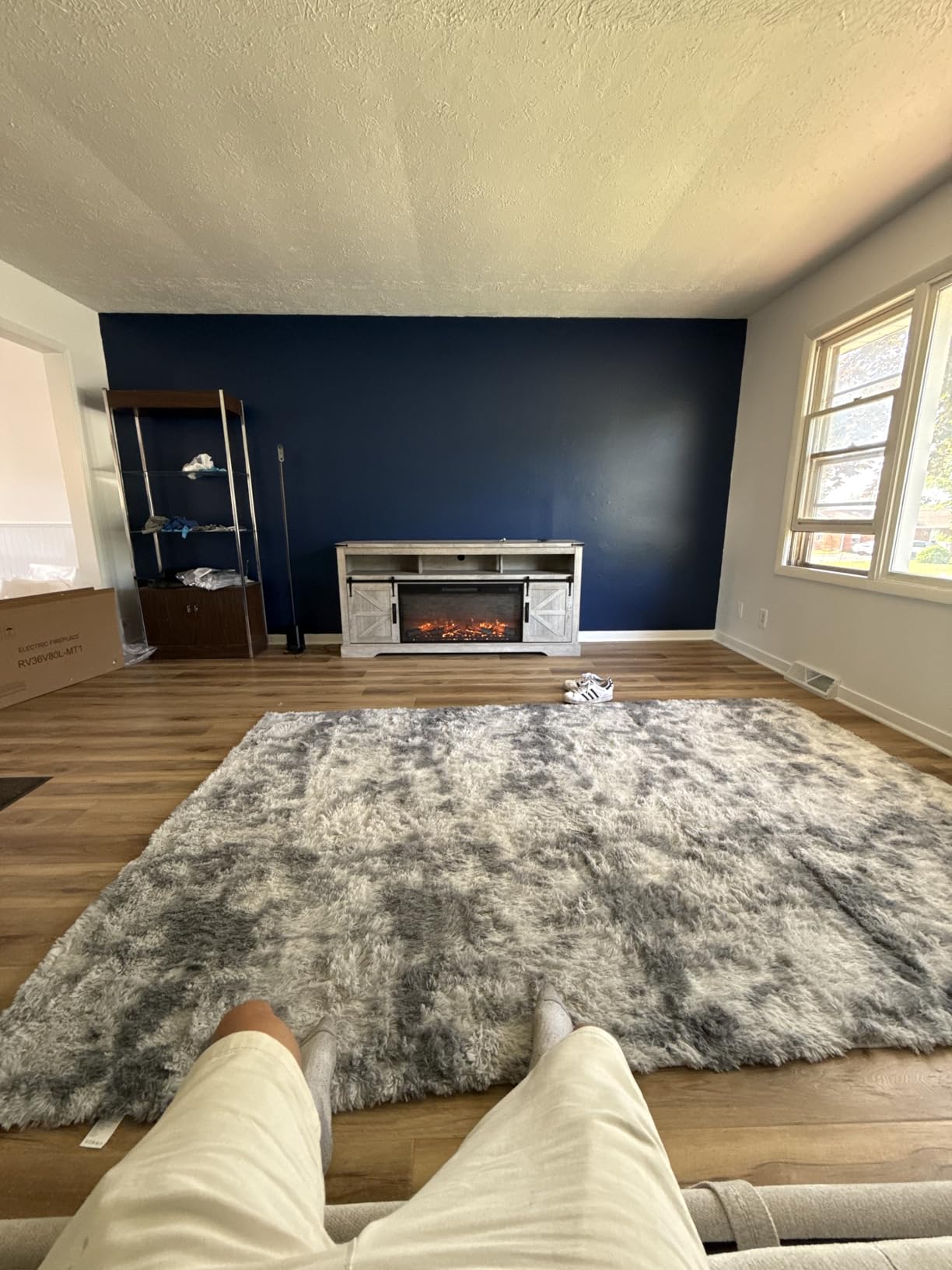 OKD Fireplace TV Stand for 85