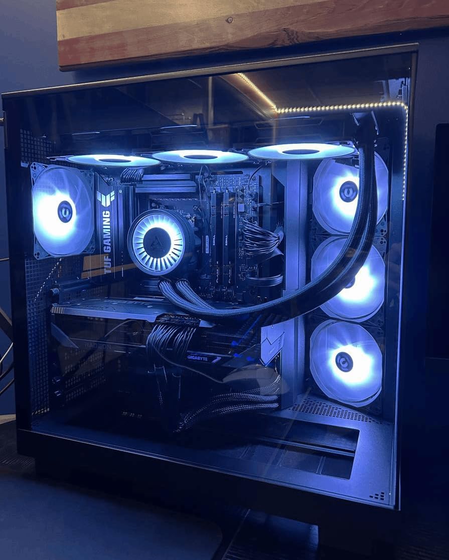 ARCTIC Liquid Freezer III Pro 360 A-RGB - AIO CPU Cooler, 3 x 120 mm Water Cooling, 38 mm Radiator, PWM Pump, VRM Fan, AMD AM5/AM4, Intel LGA1851/1700 Contact Frame - Black Customer Review ARCTIC Liquid Freezer III Pro 360 A-RGB - AIO CPU Cooler, 3 x 120 mm Water Cooling, 38 mm Radiator, PWM Pump, VRM Fan, AMD AM5/AM4, Intel LGA1851/1700 Contact Frame - Black - Customer Photo 1