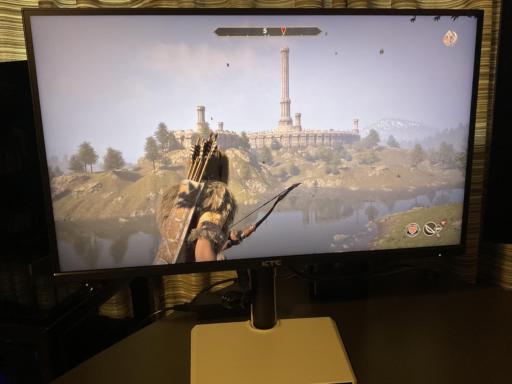 KTC 32 Inch 4K Smart Monitor, Google System UHD (3840x 2160) Smart Monitor with Speakers, Netflix Licensed, Type-C 65W PD, WirelessDisplay, HDR, Bluetooth, Hey Google Voice Remot, VESA Support, A32Q8 - Customer Photo 1
