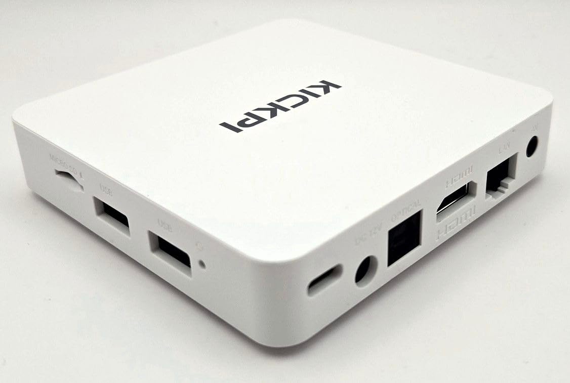 KP1 Android TV Box 2024 | Google Certified 4K Streaming Device with Voice Search | 2GB RAM 32GB ROM, Dolby Audio, Bluetooth 5.0 | Chromecast Built-in, Smart Home Control (White) - Customer Photo 2