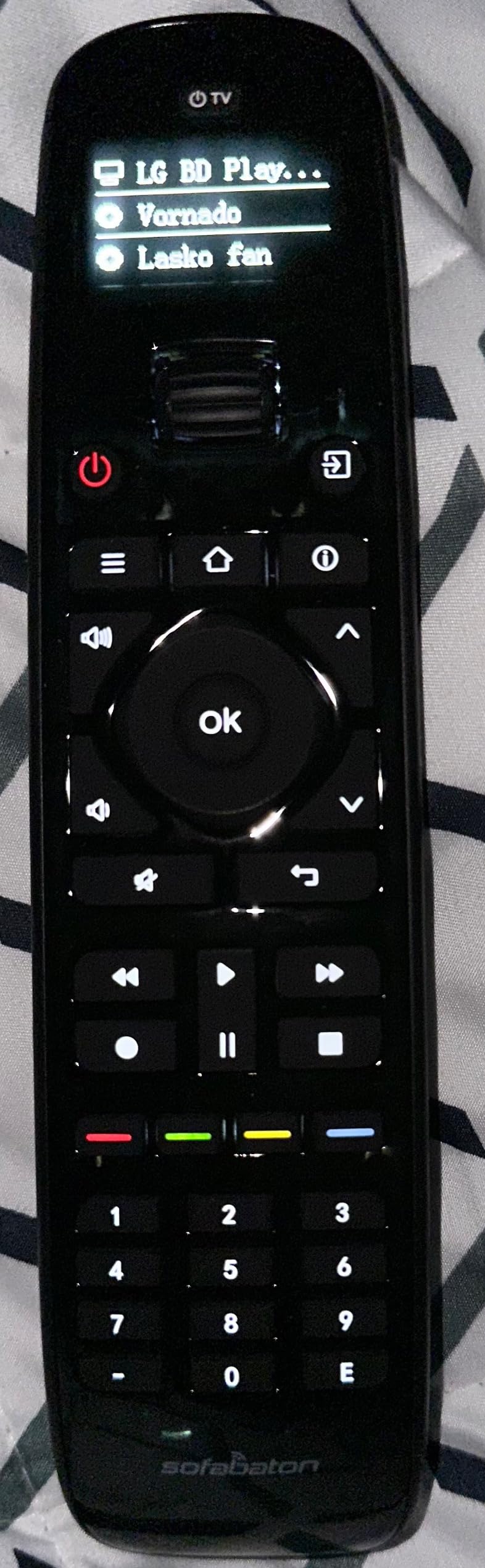 SofaBaton U2 Universal Remote with Backlit Button, All in One Universal Remote Control with App Control, Custom Macros, Compatible with Smart TVs,Sound Bar and DVD/Blu-ray Players, and More Customer Review SofaBaton U2 Universal Remote with Backlit Button, All in One Universal Remote Control with App Control, Custom Macros, Compatible with Smart TVs,Sound Bar and DVD/Blu-ray Players, and More - Customer Photo 2