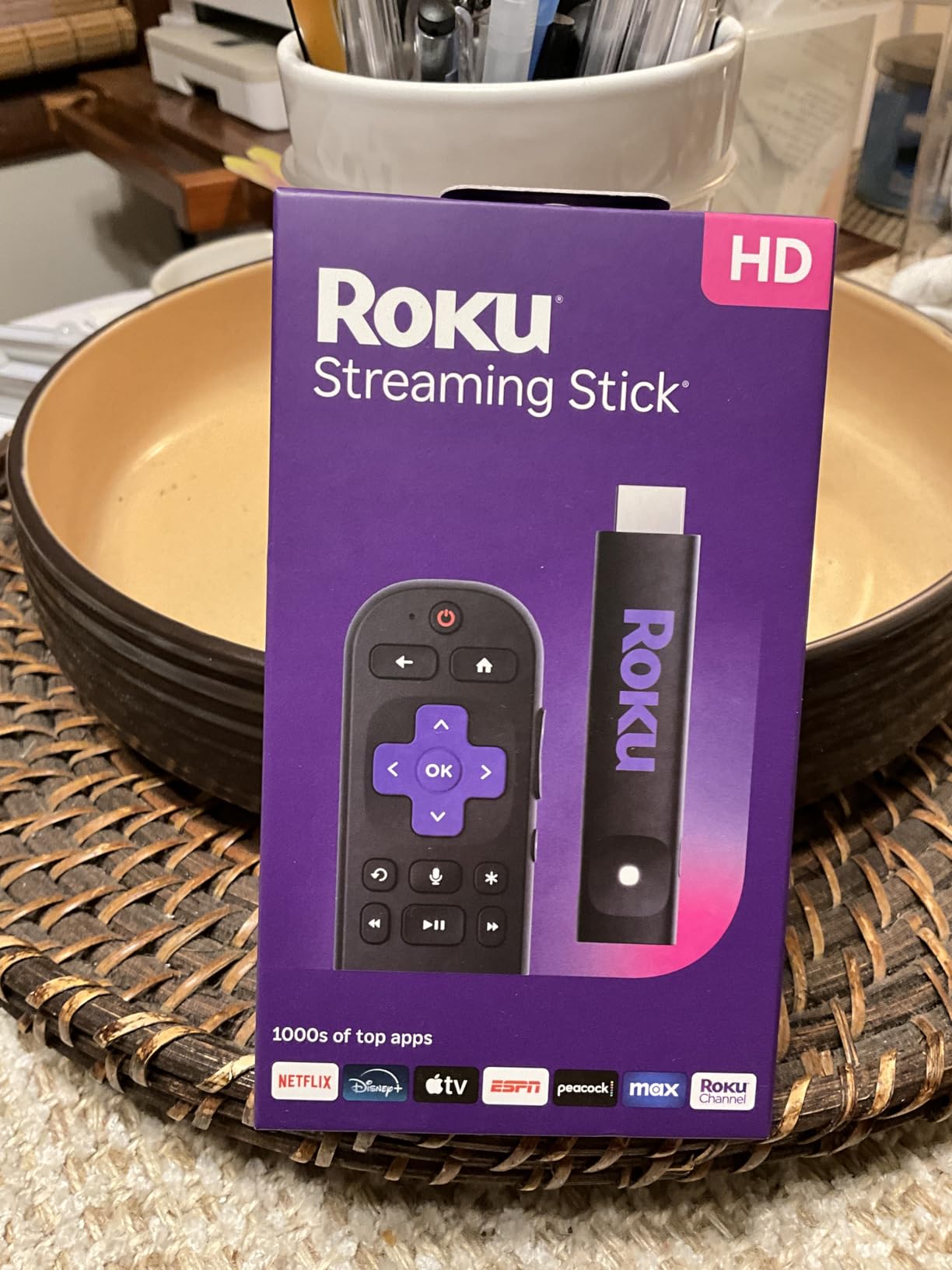 Roku Streaming Stick HD 2025 — HD Streaming Device for TV with Roku Voice Remote, Free & Live TV Customer Review Roku Streaming Stick HD 2025 — HD Streaming Device for TV with Roku Voice Remote, Free & Live TV - Customer Photo 1