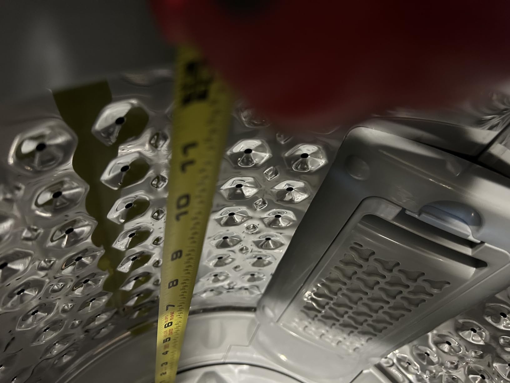 Euhomy 1.59 Cu.Ft. Portable Washing Machine, 11 LBS Capacity, 8 Functions, 8 Water Levels,Full Size Washing Machine with Drain Pump and LED Display for Apartments, RVs, Homes, Gray - Customer Photo 1