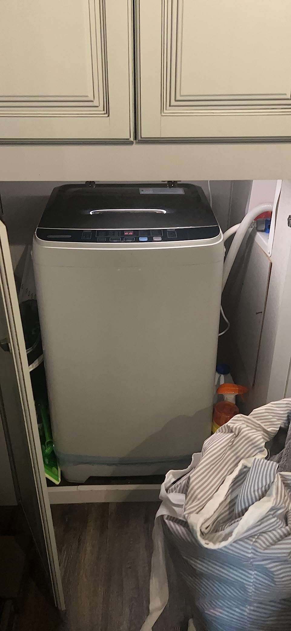 20Lbs Portable Washing Machine Nictemaw Portable Washer, 2.8 Cu.ft Washer and Dryer Combo with Drain Pump, 10 Programs 8 Water Level Compact Laundry Washer for Home, Apartment, RV, Dorms - Customer Photo 1