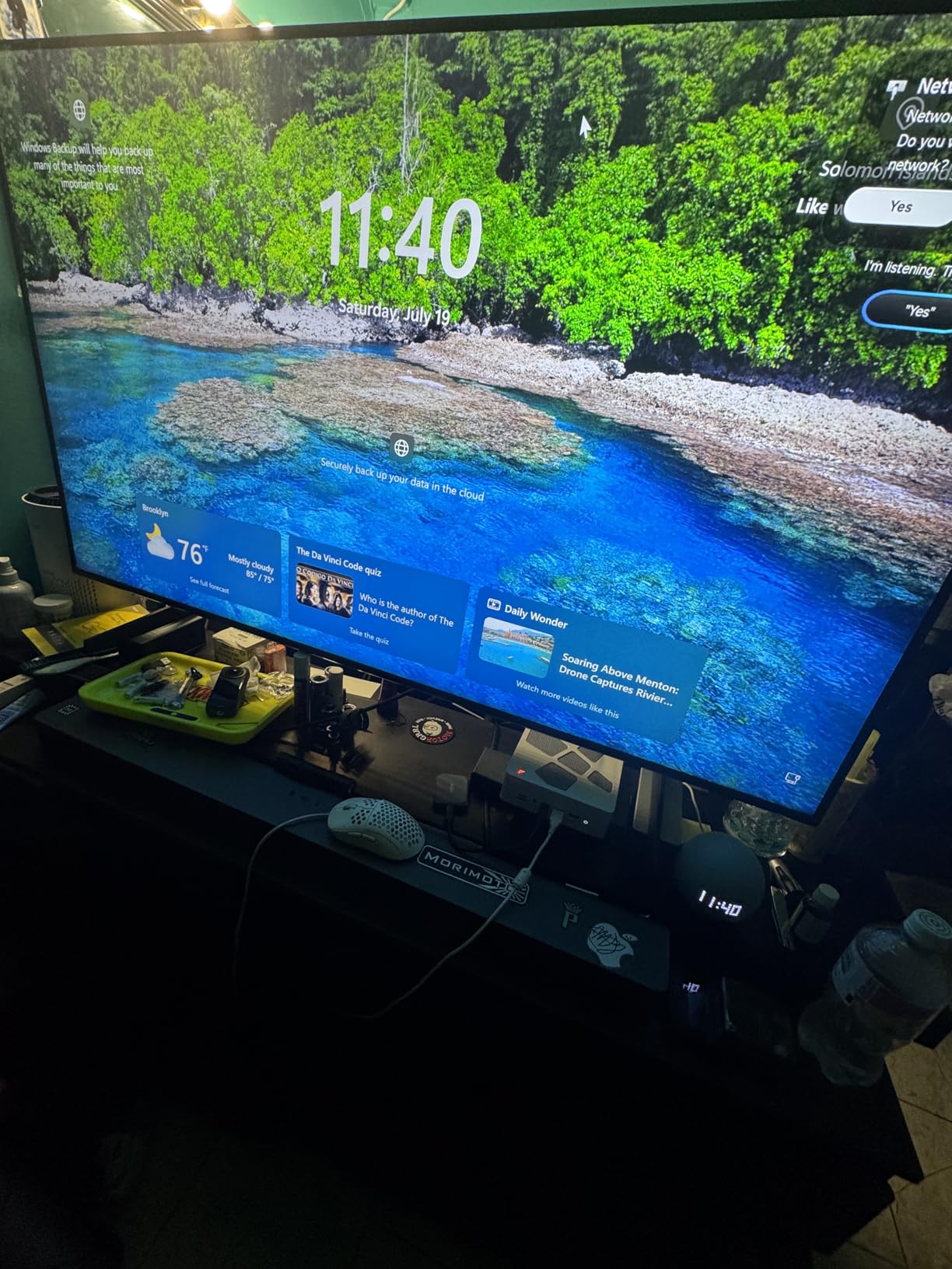 Samsung 85-Inch Class QLED Q8F 4K UHD Smart TV (2025 Model) Q4 AI Processor, 100% Color Volume with Quantum Dot, AirSlim Design, Endless Free Content, Samsung Vision AI, Alexa Built-in Customer Review Samsung 85-Inch Class QLED Q8F 4K UHD Smart TV (2025 Model) Q4 AI Processor, 100% Color Volume with Quantum Dot, AirSlim Design, Endless Free Content, Samsung Vision AI, Alexa Built-in - Customer Photo 2